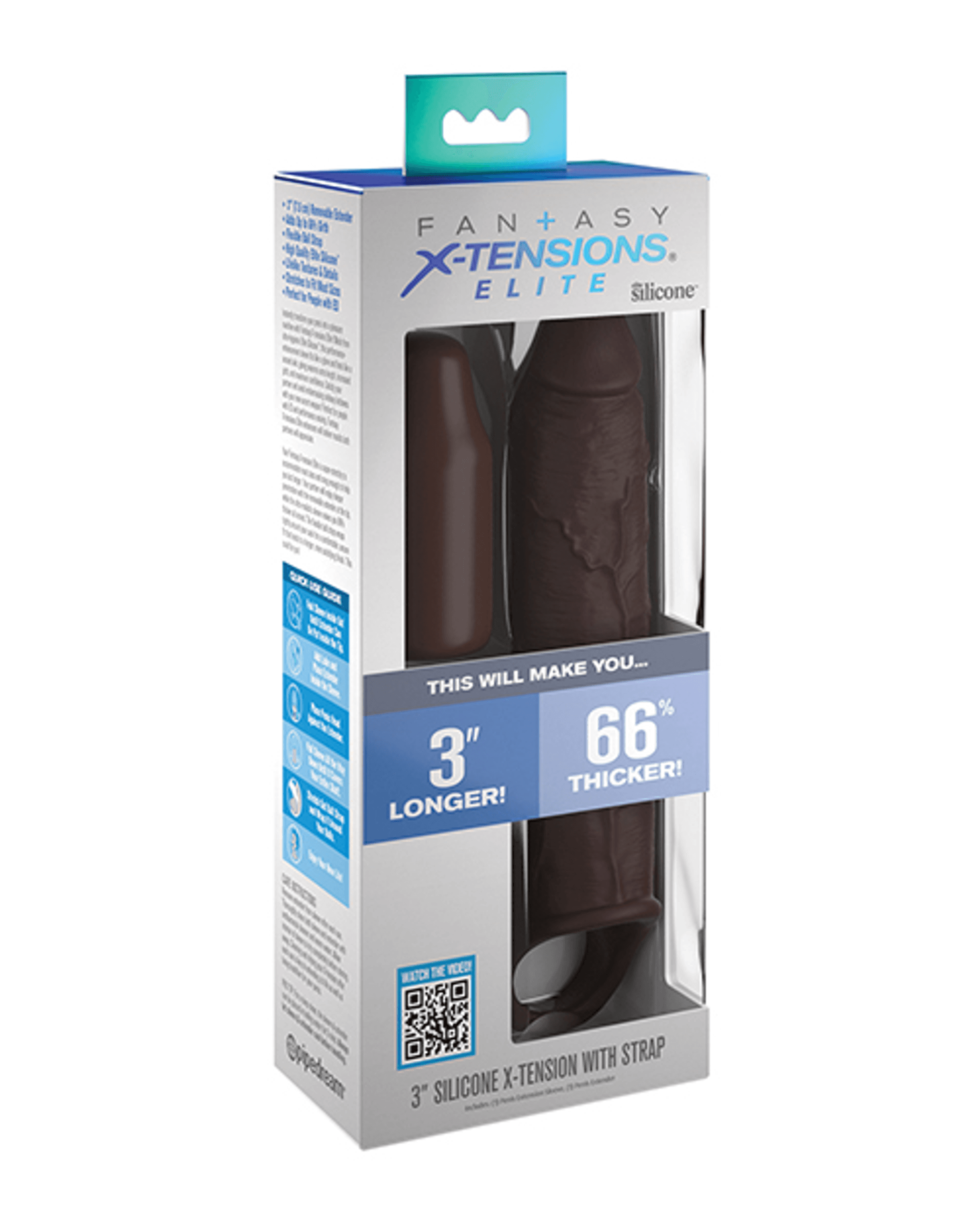 Fantasy X-Tensions Elite 7-Inch Extension - Brown