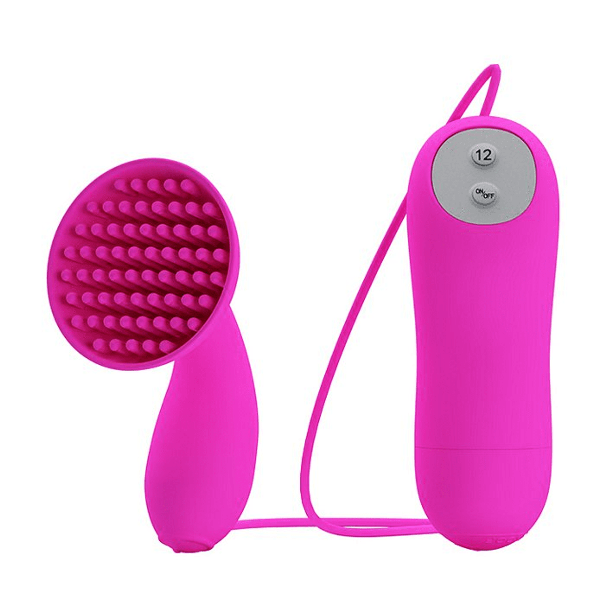 Pretty Love Brady Silicone Clitoral Vibrator Fuchsia