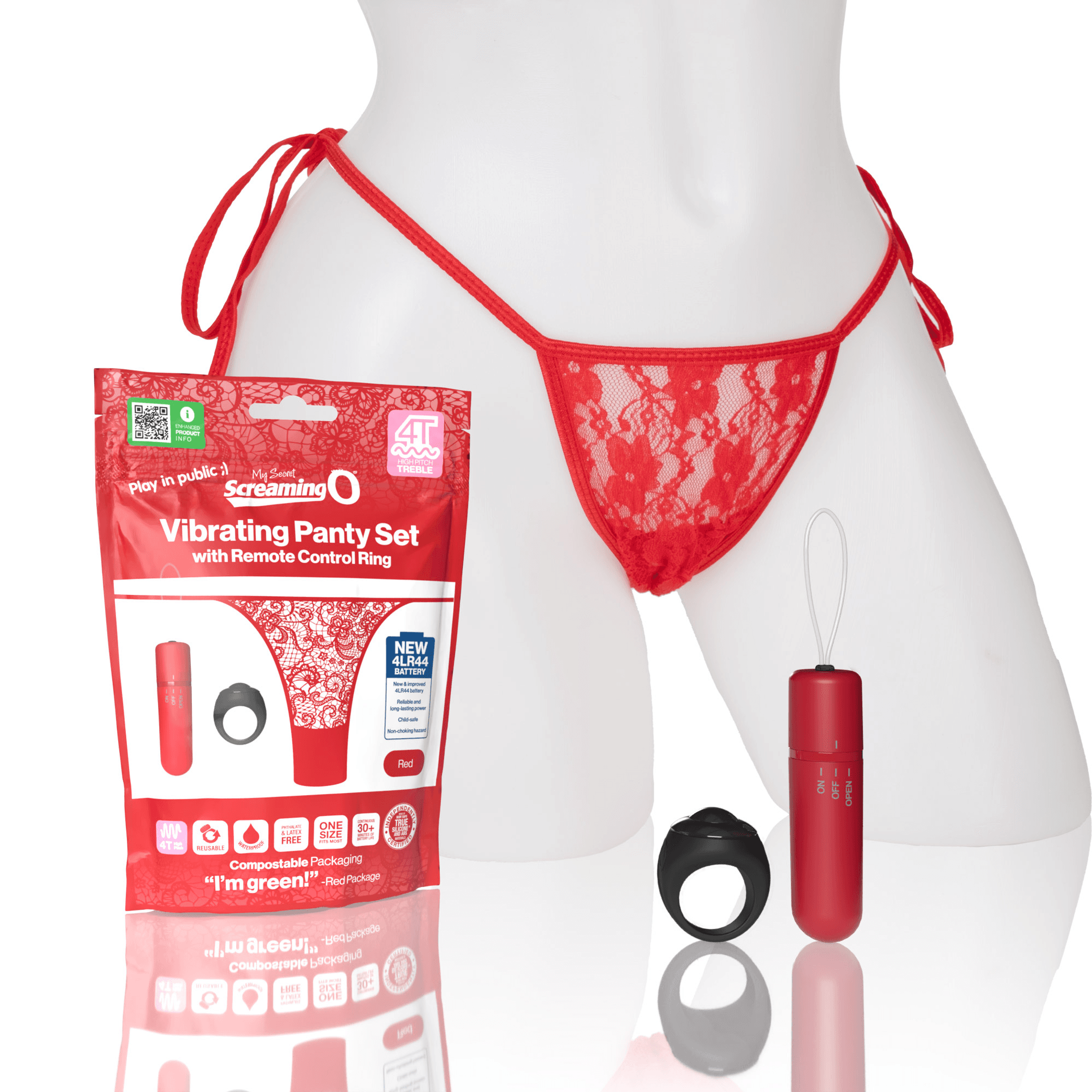 My Secret 4T Panty Vibe Red