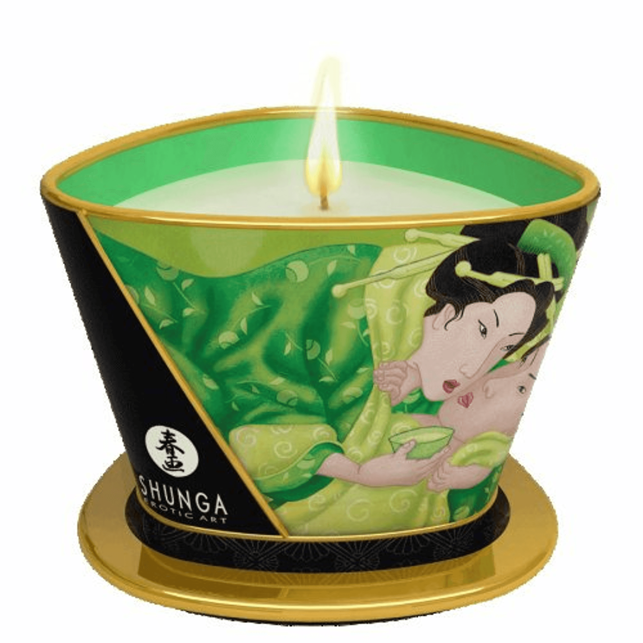 Shunga Massage Candle Zenitude Exotic Green Tea 5.7 oz