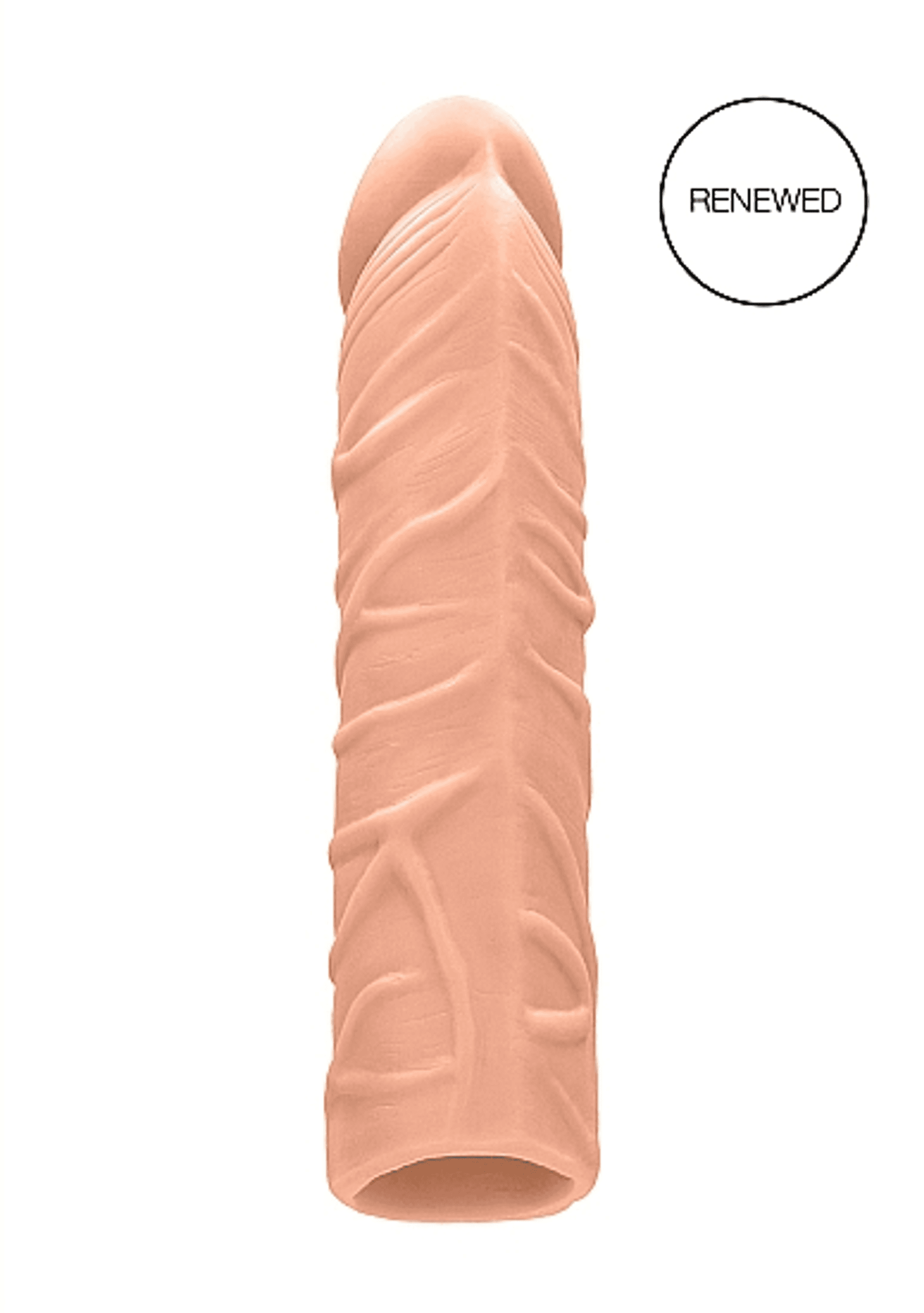 RealRock Penis Sleeve 7In Flesh – Girth-Boosting Extension