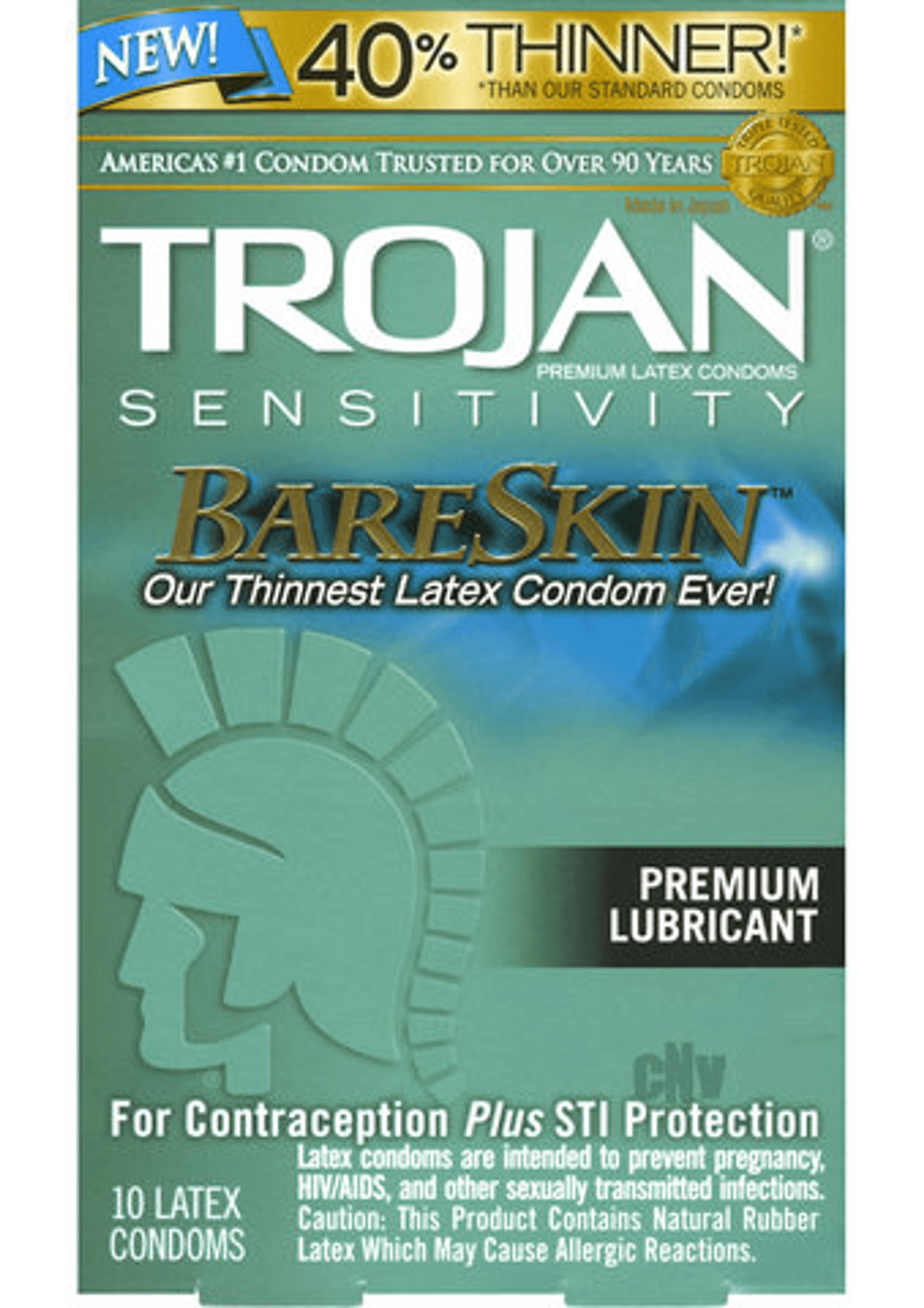 Trojan Bare Skin 10-Pack