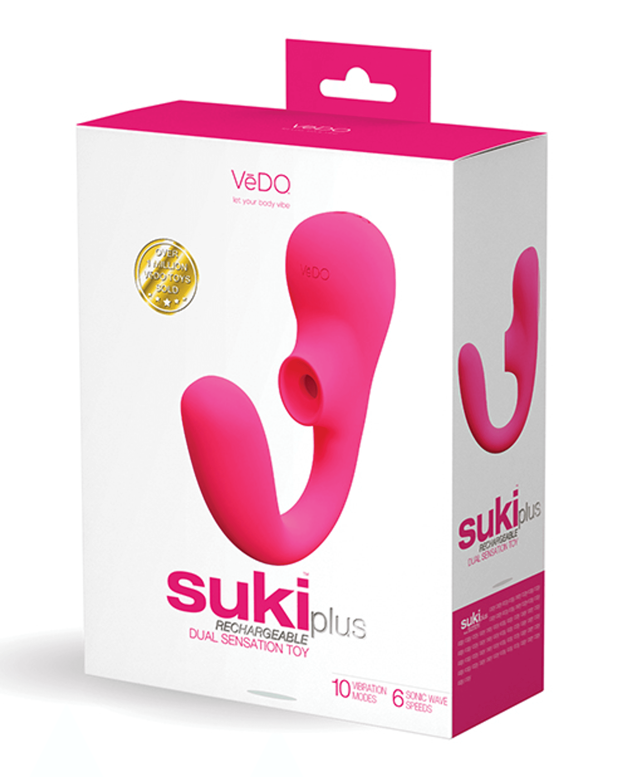Suki Plus Dual Sonic Vibe - Foxy Pink