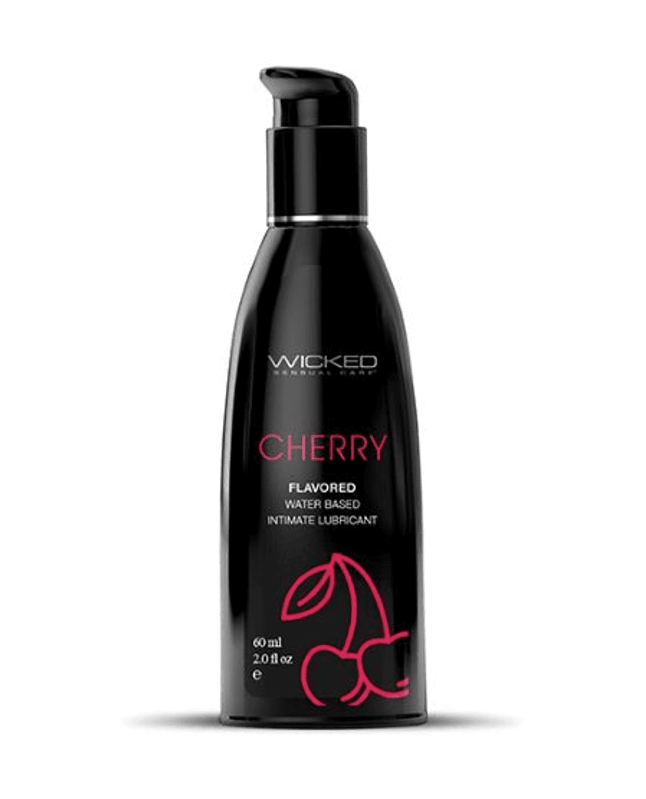 Wicked Aqua Cherry Flavored Lubricant 2 Oz