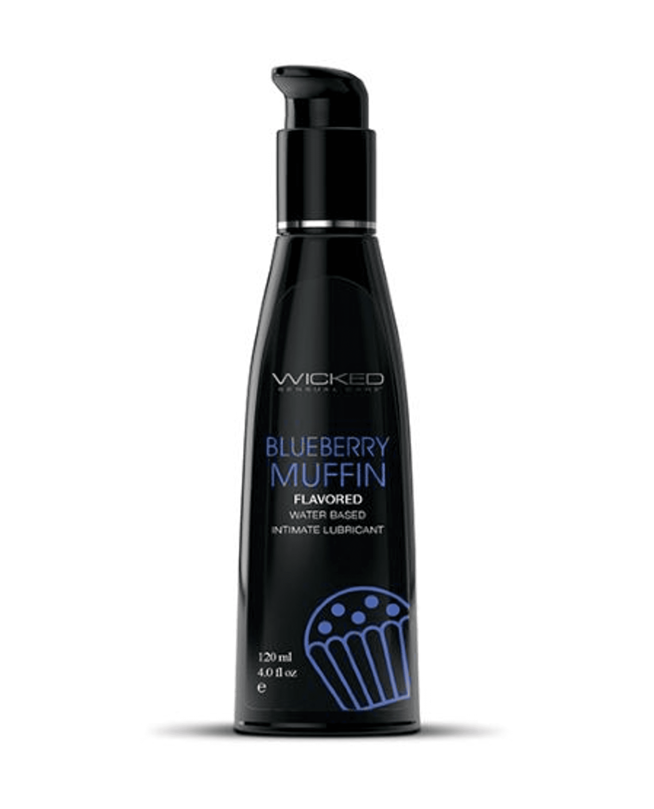 Wicked Aqua Blueberry Muffin Flavored Water-Based Lubricant 4 oz