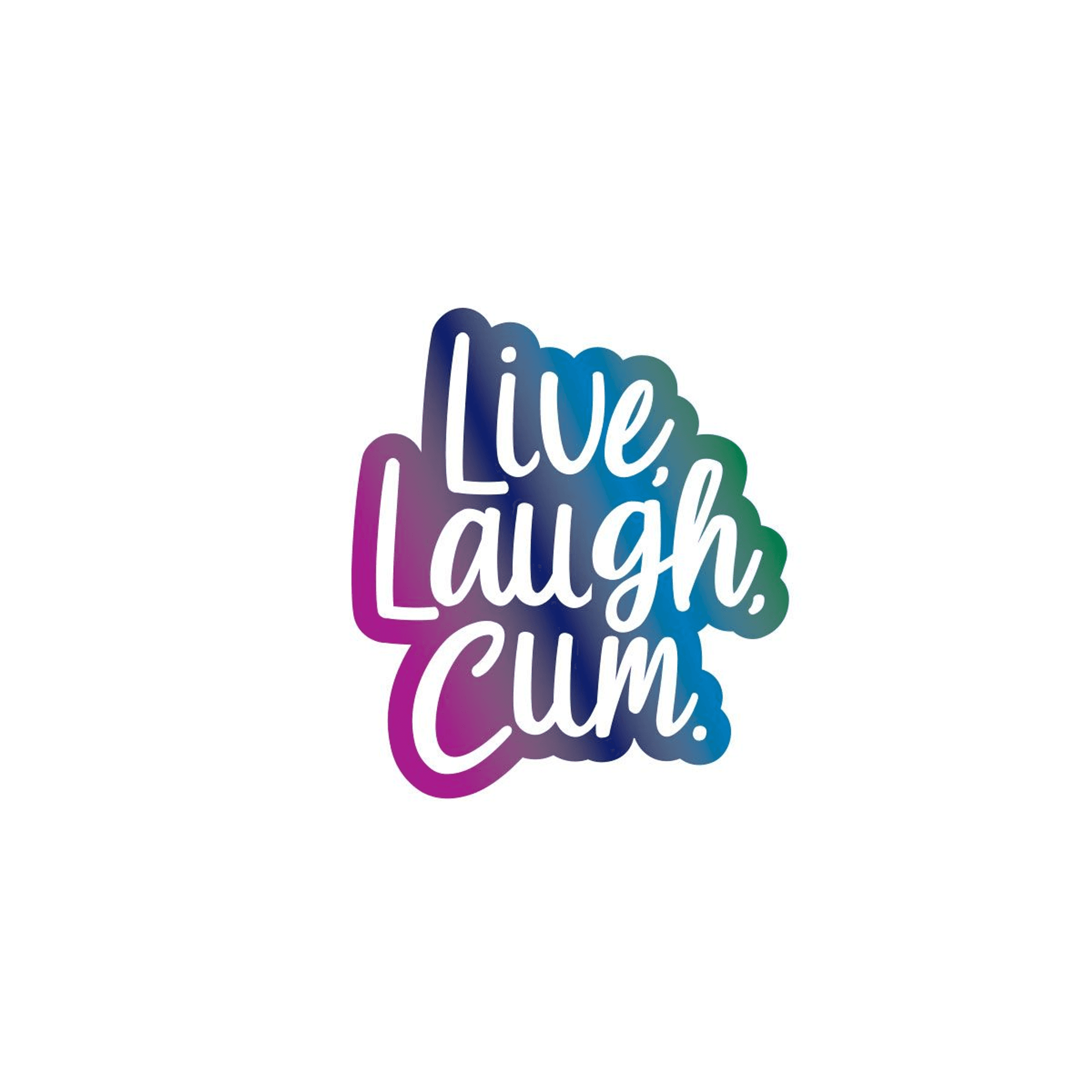 Live Laugh Cum Pin – Cheeky Enamel Statement Pin