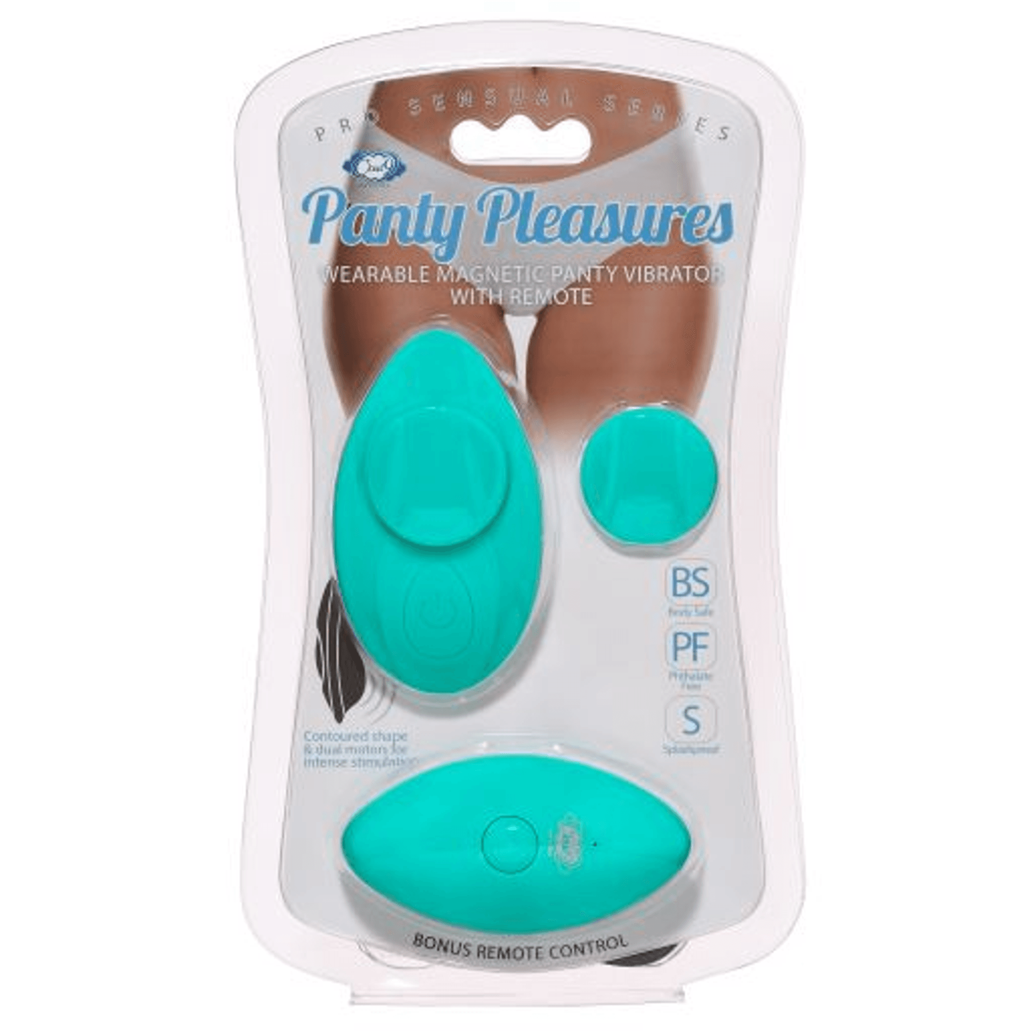 Cloud 9 Panty Pleasures Magnetic Panty Vibrator (Teal)