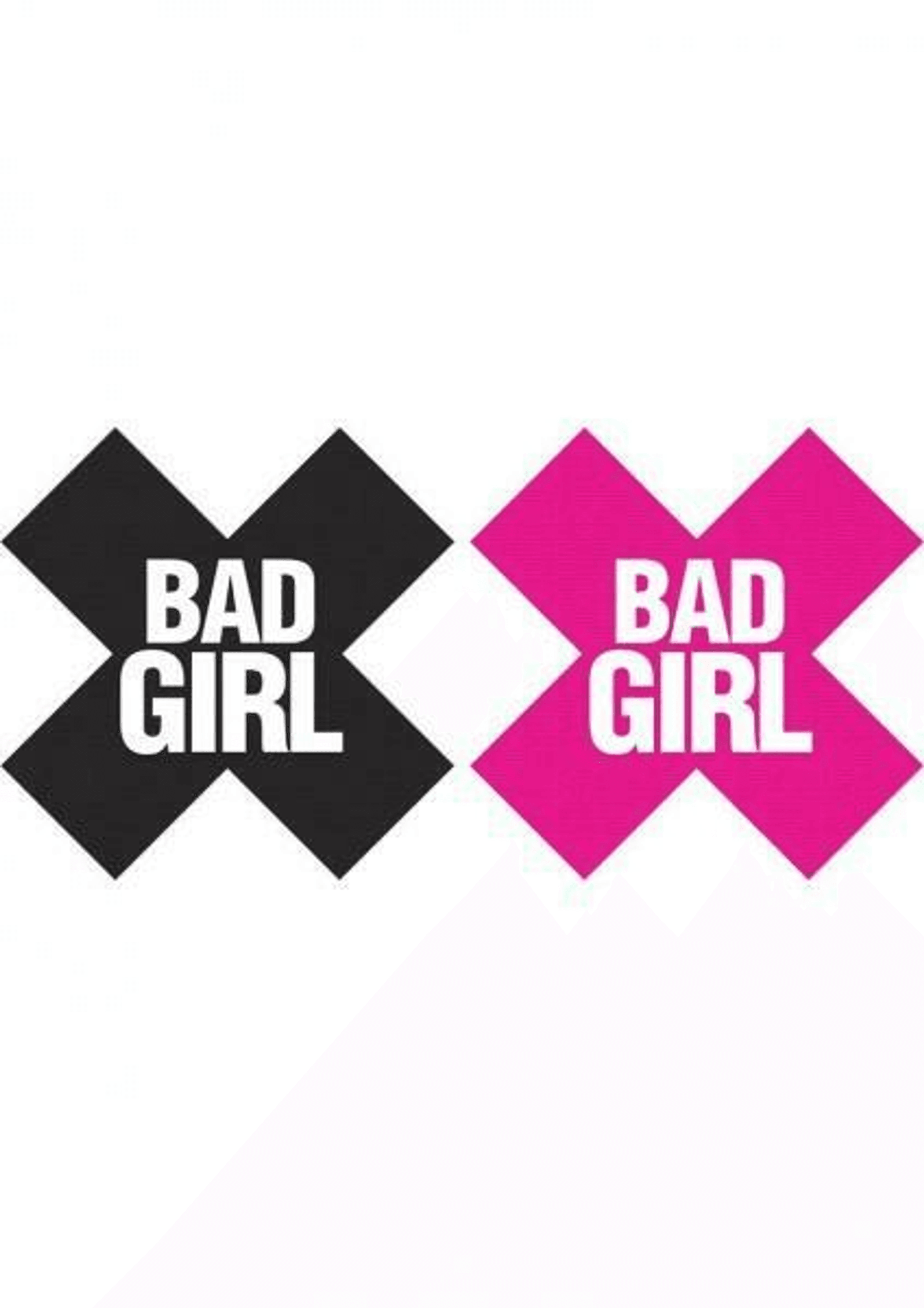 Peekaboos Bad Girl Black/Pink Pasties