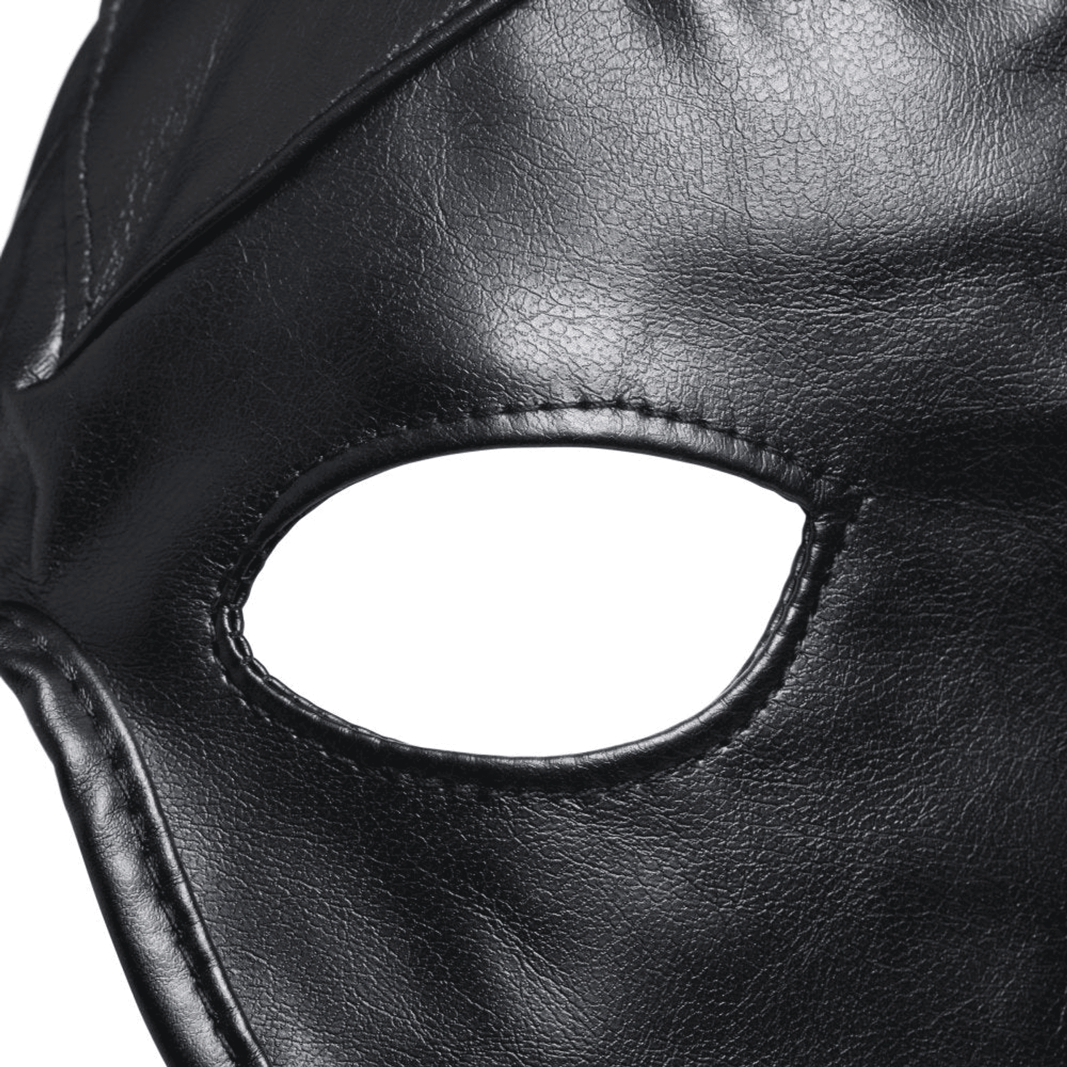 Dungeon Demon Bondage Hood with Horns
