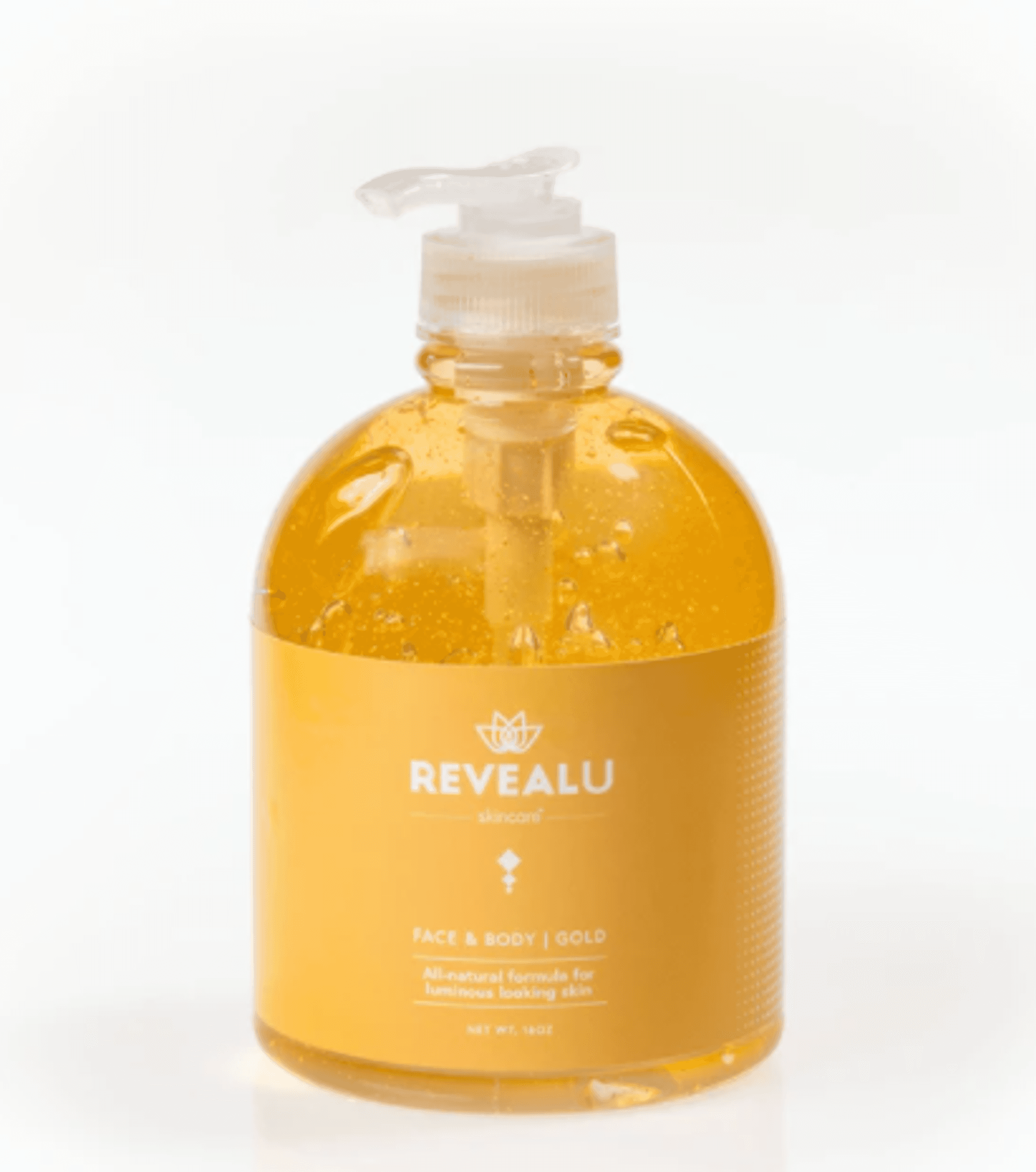 Gold Face & Body Gel 16 oz