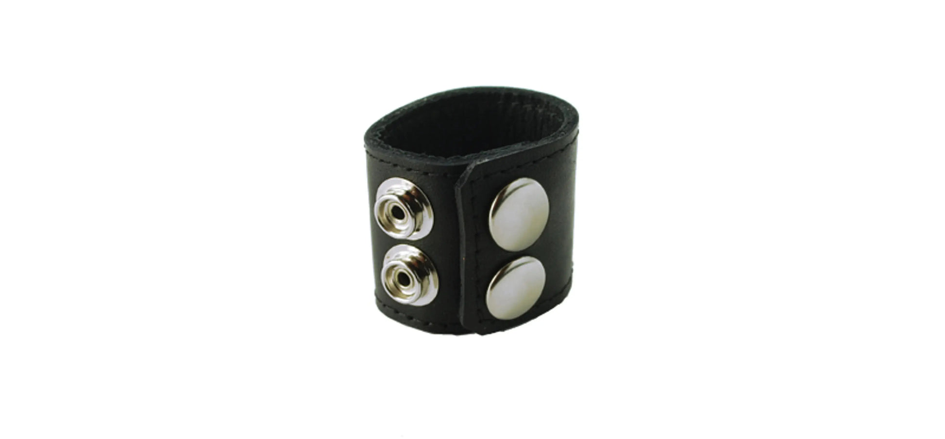 1.5-Inch Leather Stretcher With Snaps Spartacus