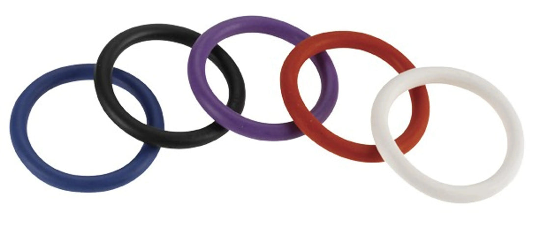 1.5 Inch Nitrile C-Rings Rainbow Spartacus