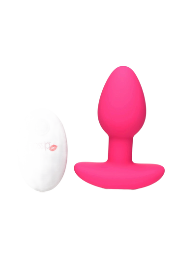 GOSSIP 10X POP ROCKERS PLUG W/ REMOTE MAGENTA CURVE NOVELTIES