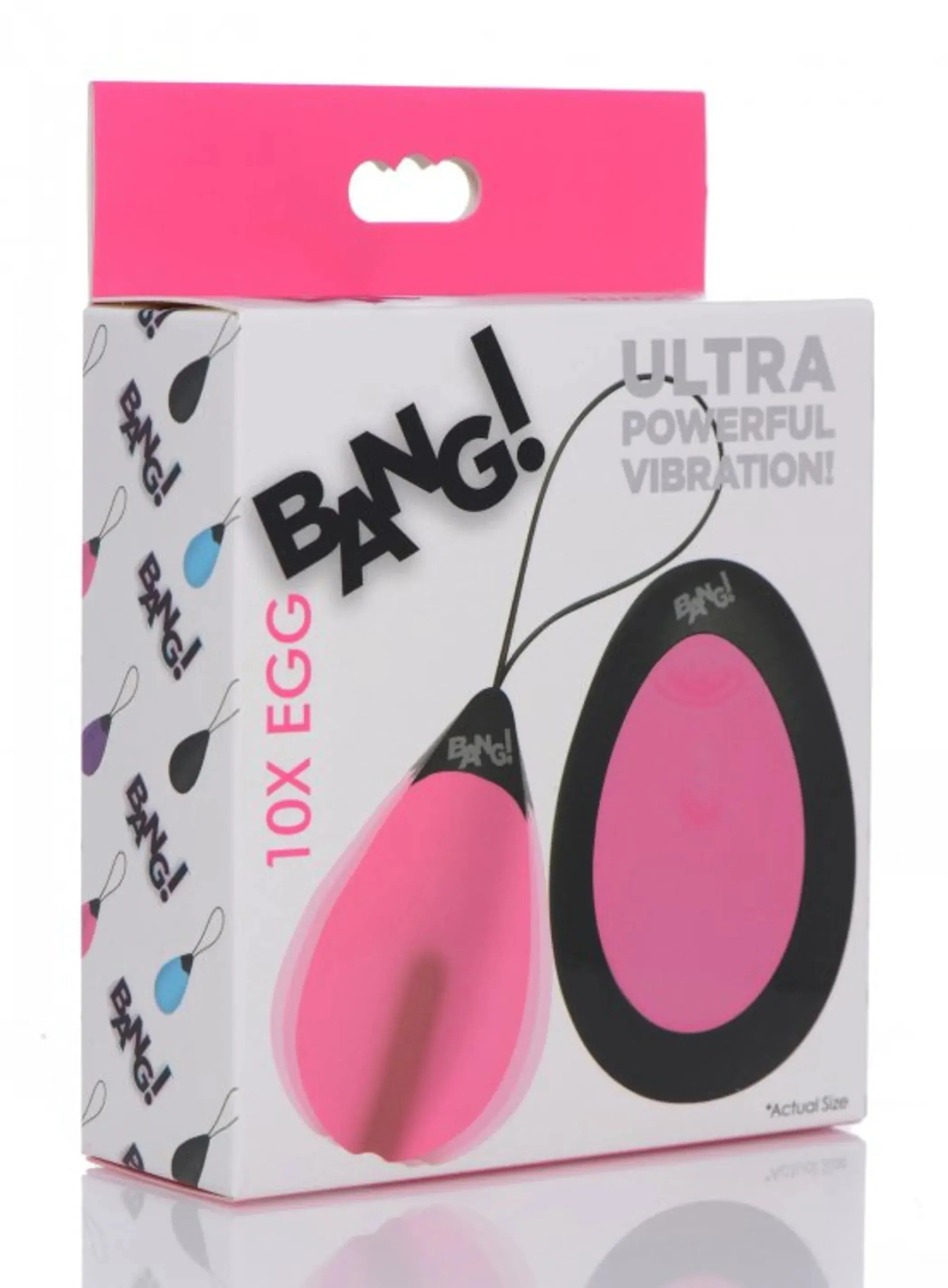10x Vibrating Silicone Egg with Remote - Pink XR Brands