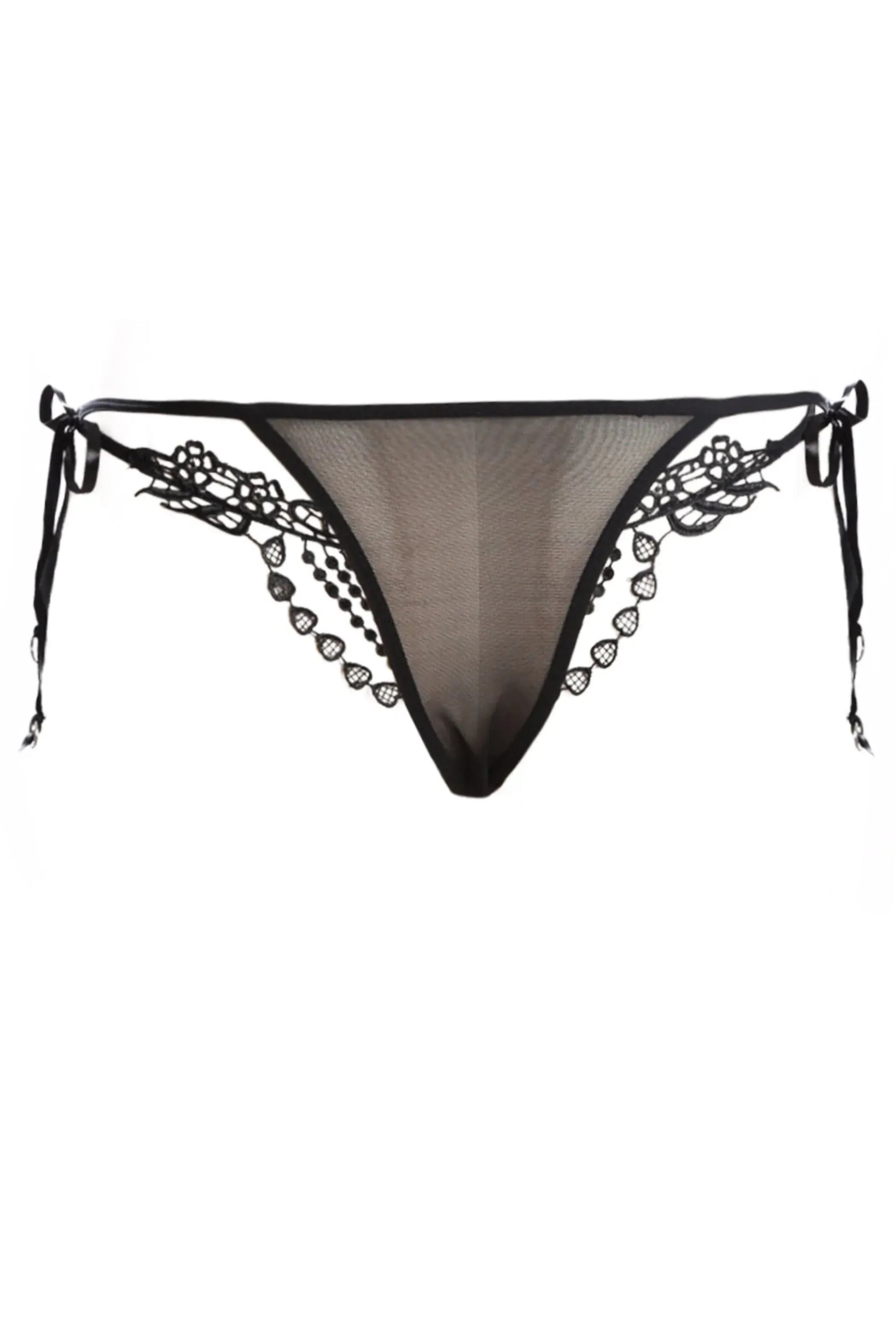 Beaded Embroidery Thong La Belle Fantastique