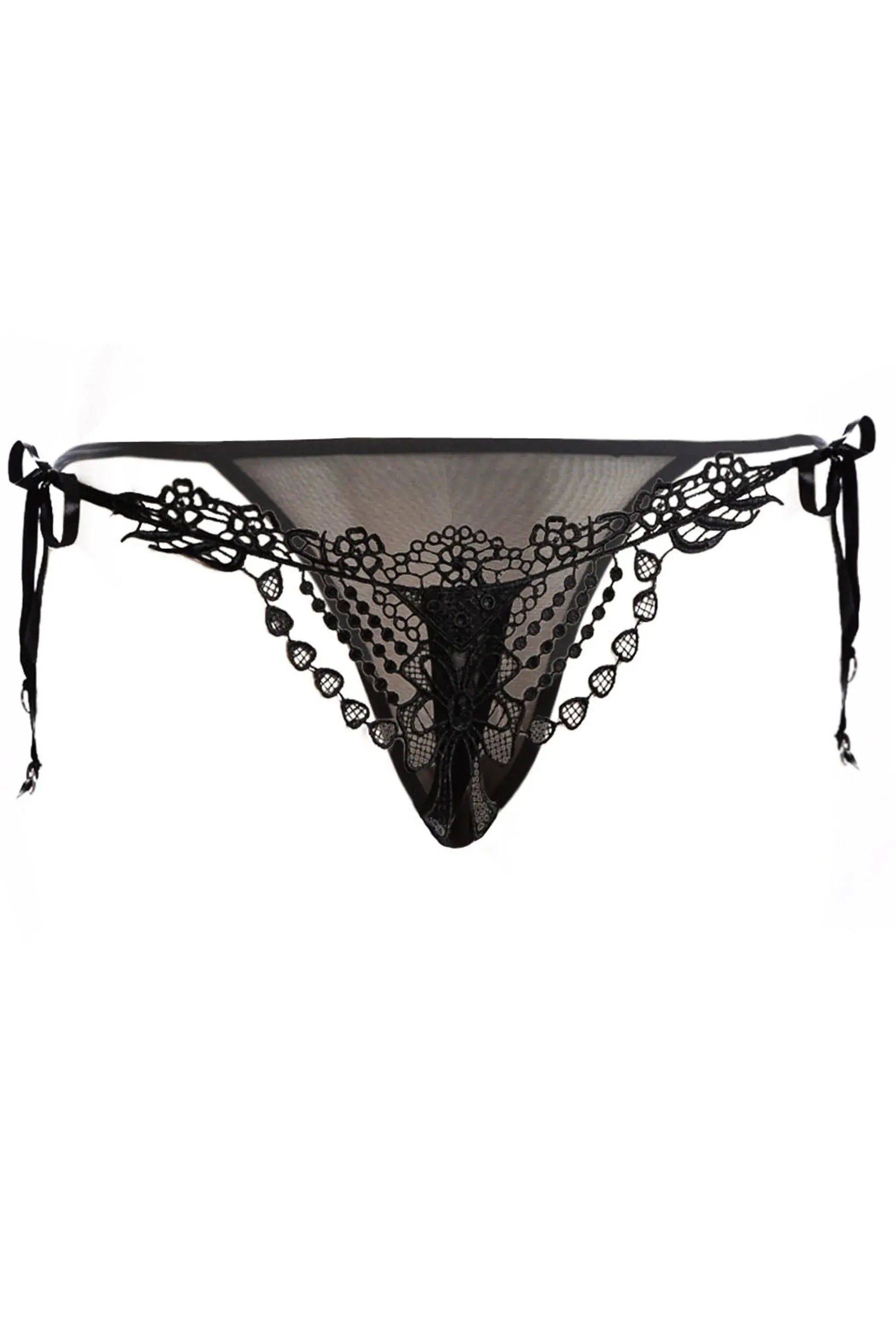 Beaded Embroidery Thong La Belle Fantastique