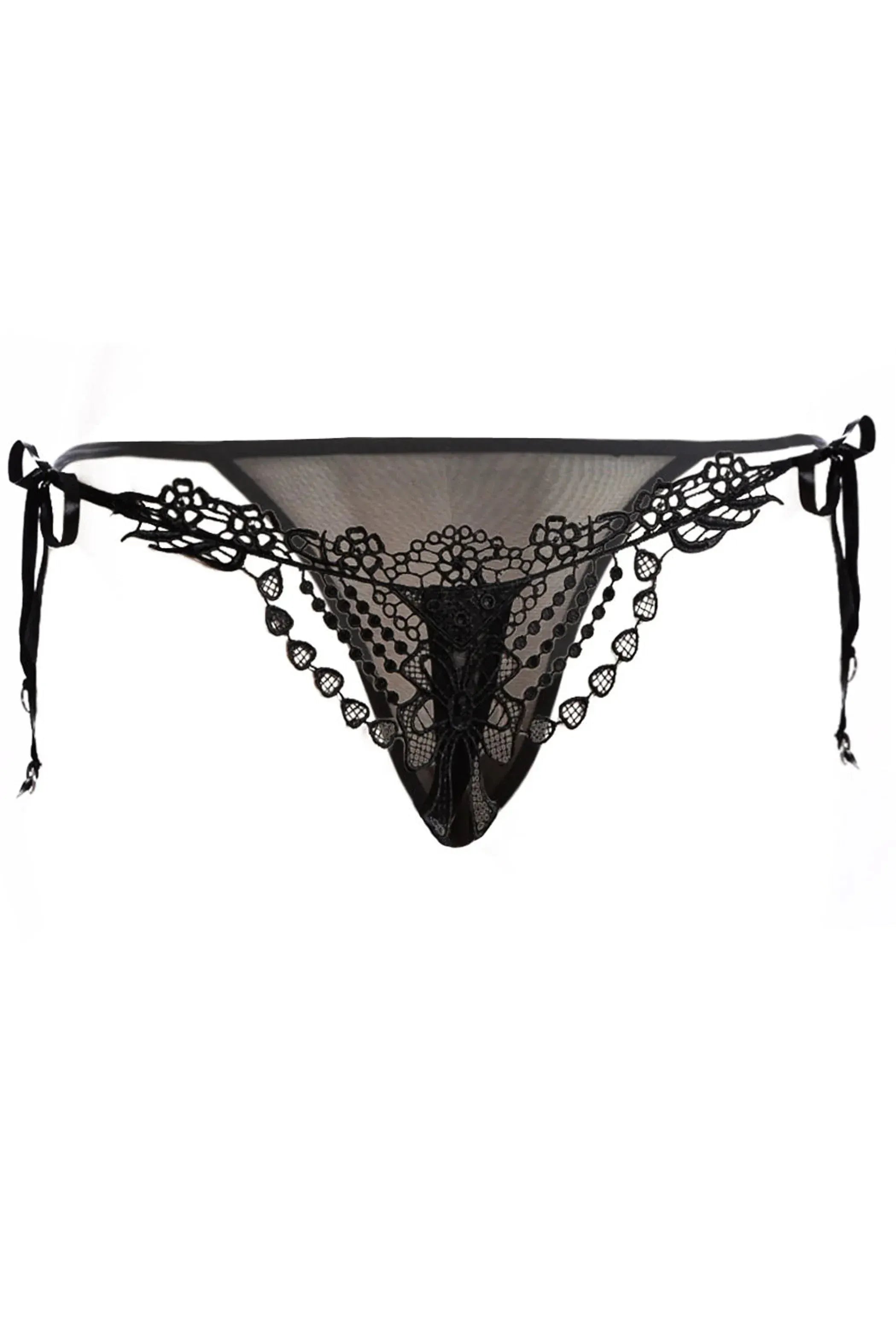 Beaded Embroidery Thong La Belle Fantastique