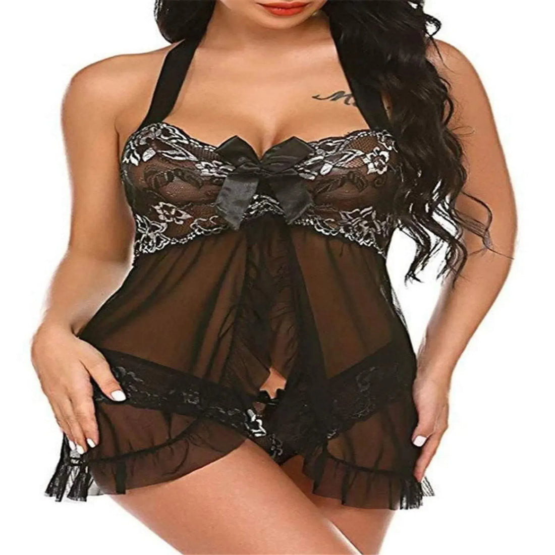 Lushly Sexy Halter-Neck See-Through Set La Belle Fantastique