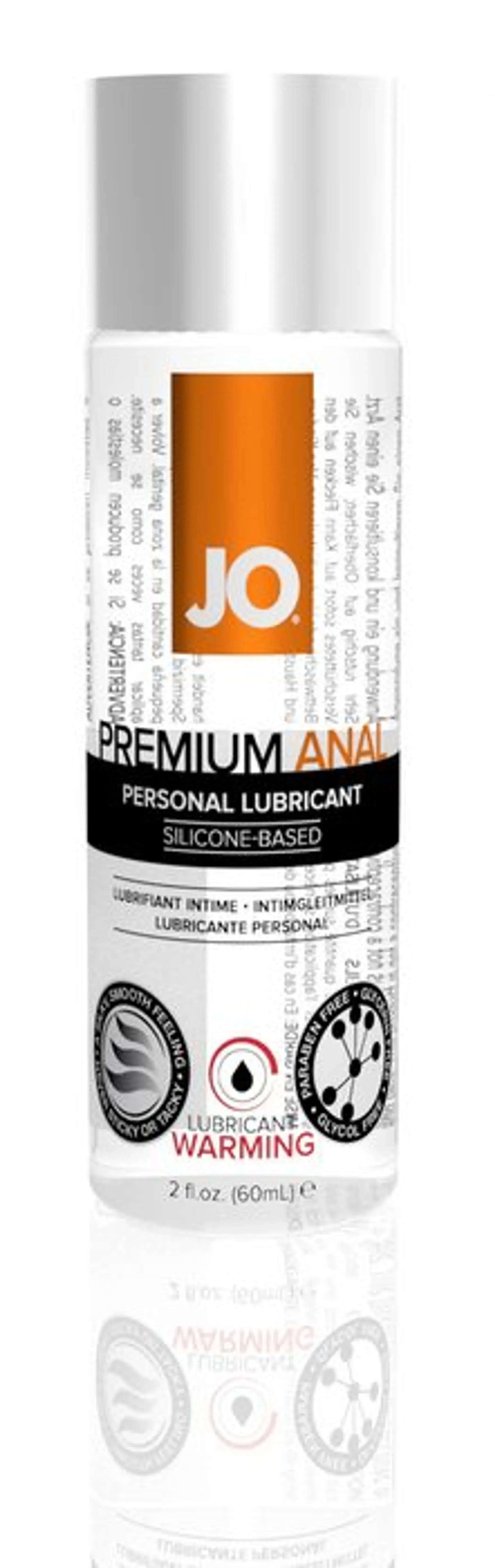 2 Oz Anal Premium Silicone Lube Warming System JO