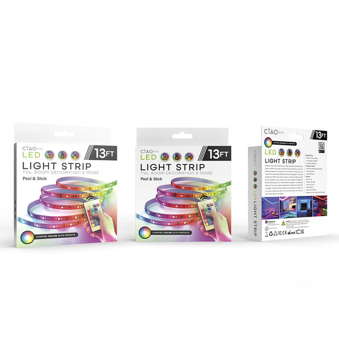 LED RGB Strip Light with Remote CIAO Tech