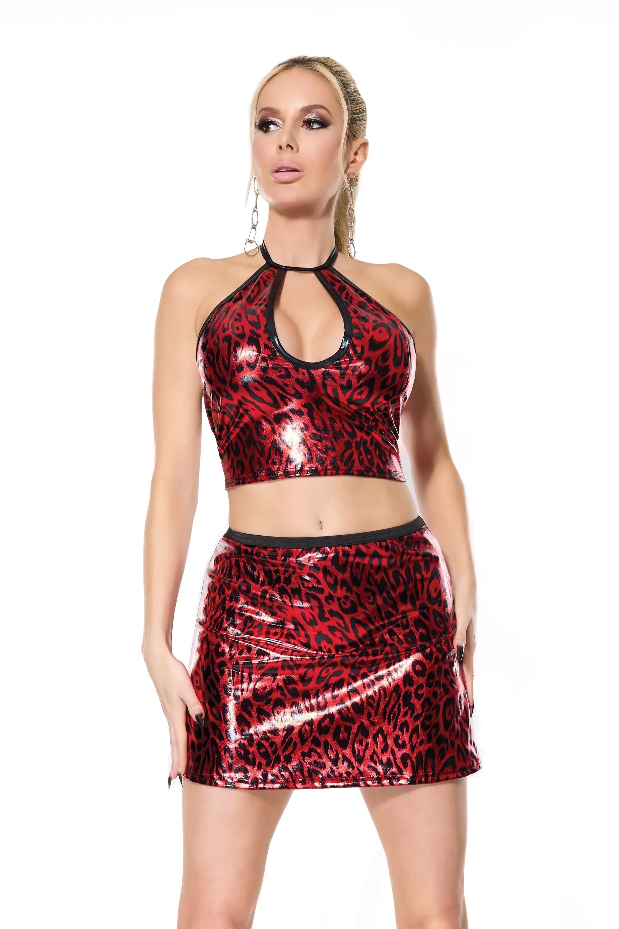 Leopard Electrix Skirt Coquette