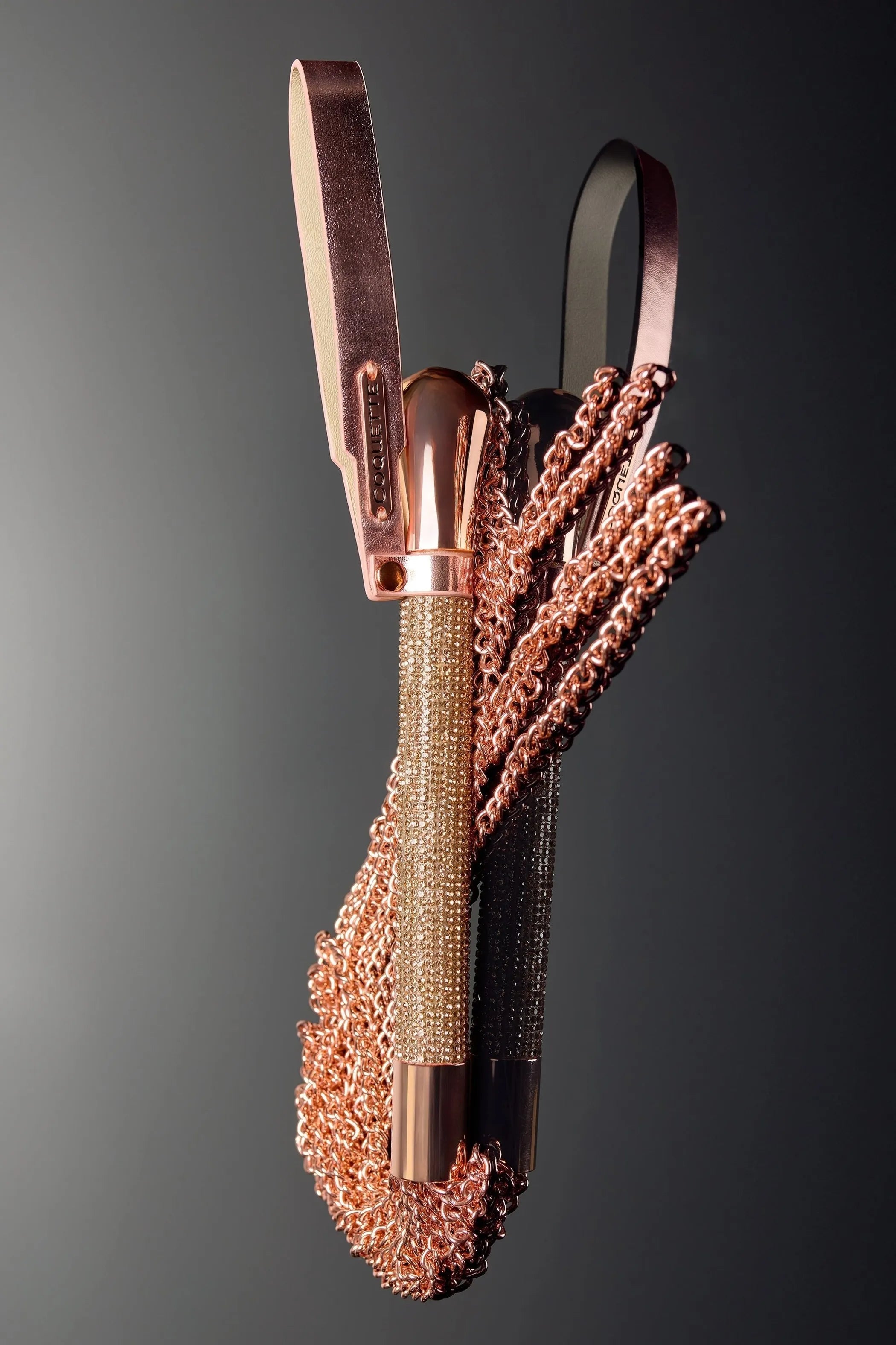Rhinestone & Chain Whip Coquette