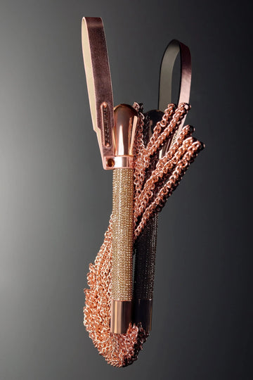 Rhinestone & Chain Whip Coquette