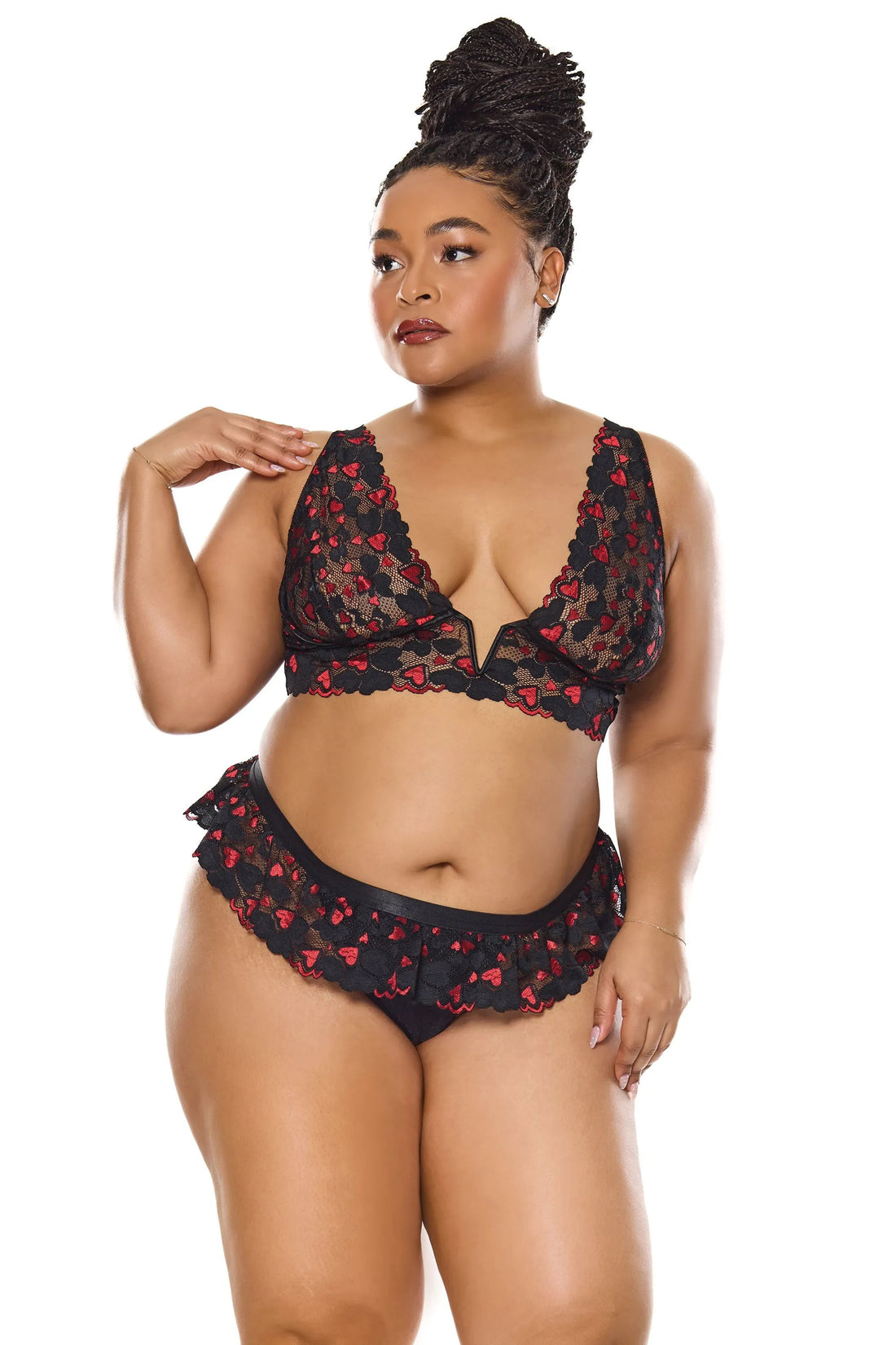 Heartbreaker Bralette & Thong Coquette