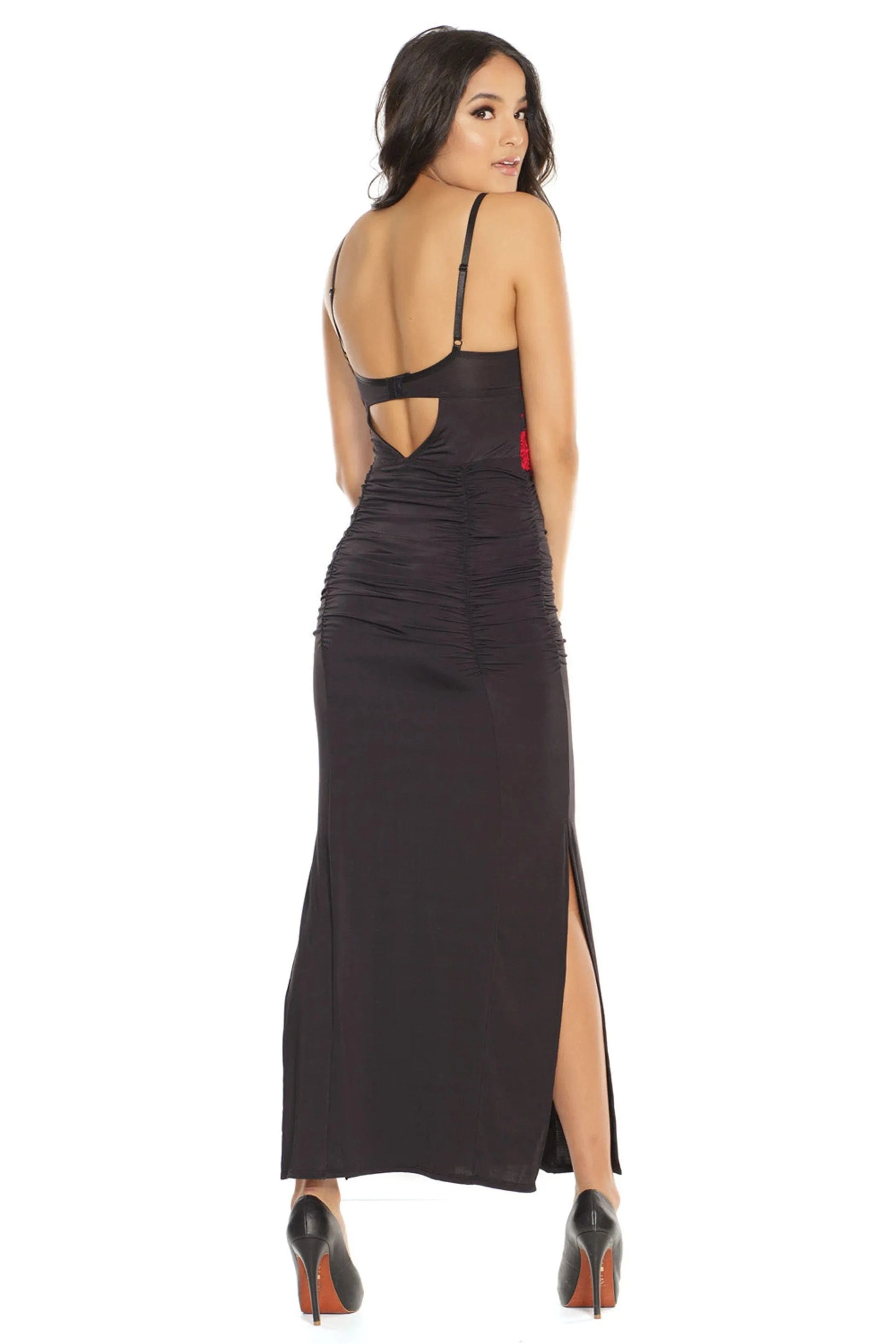 Embroidered Elegance Gown Coquette