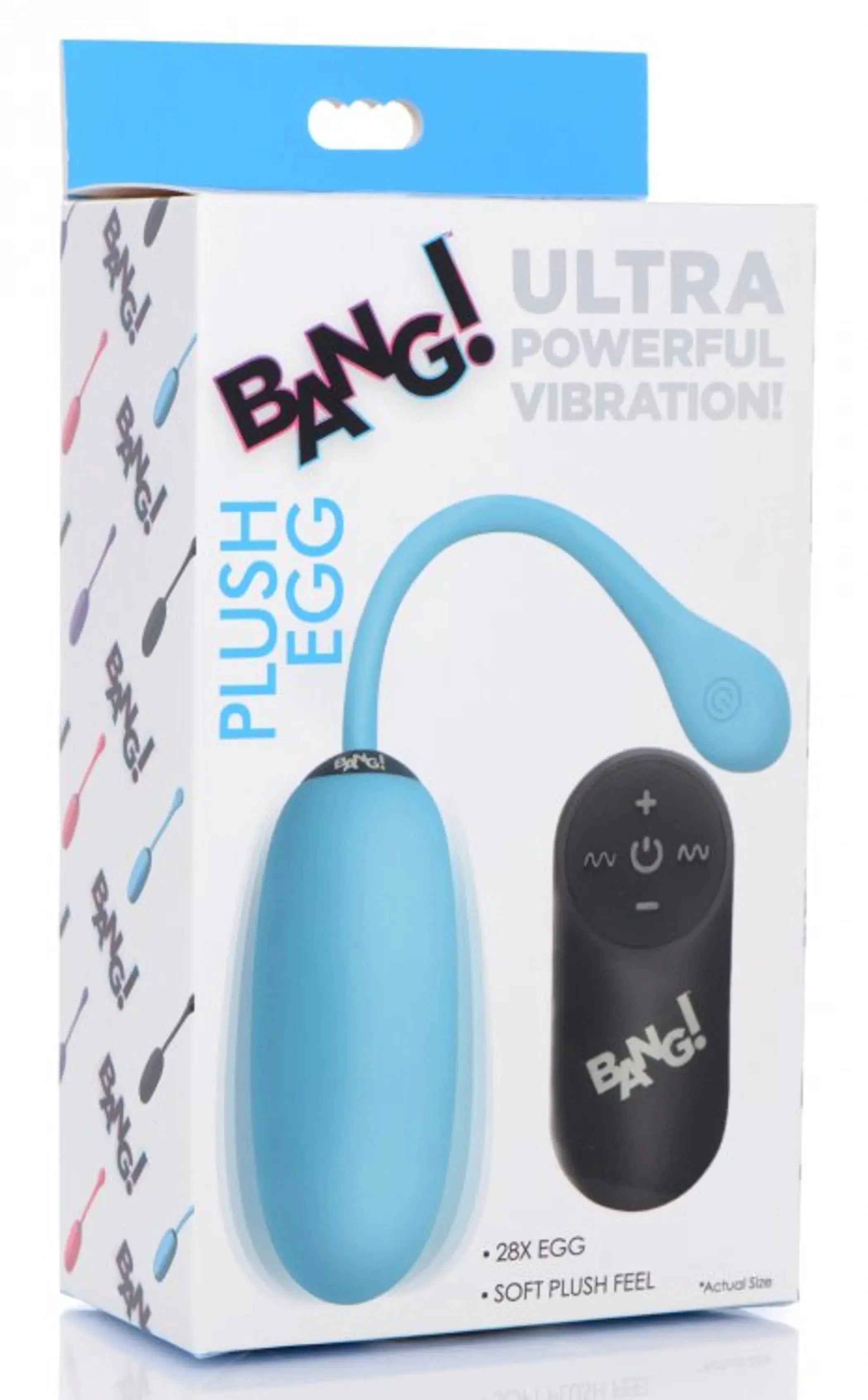 28x Plush Egg Remote Control Blue XR Brands