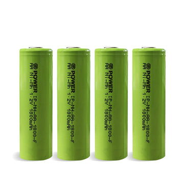 Ni-Mh AA 1800mAh 1.2V Rechargeable Batteries - 4 Pack IP Power