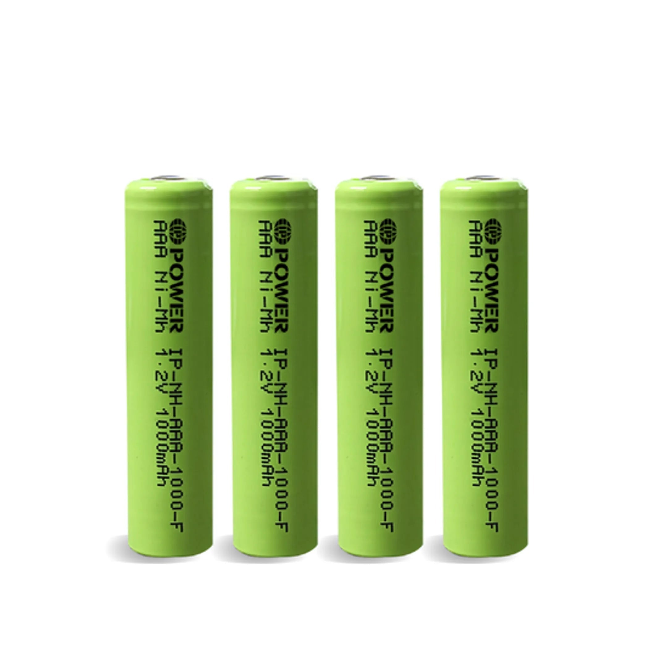Ni-Mh AAA 1000mAh 1.2V Rechargeable Flat Top Battery 4-Pack IP Power