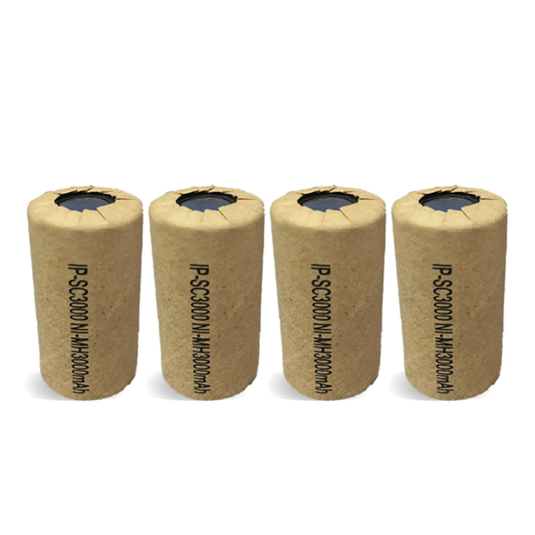 High Capacity Sub C Ni-Mh 3000mAh Flat Top Battery 4-Pack IP Power