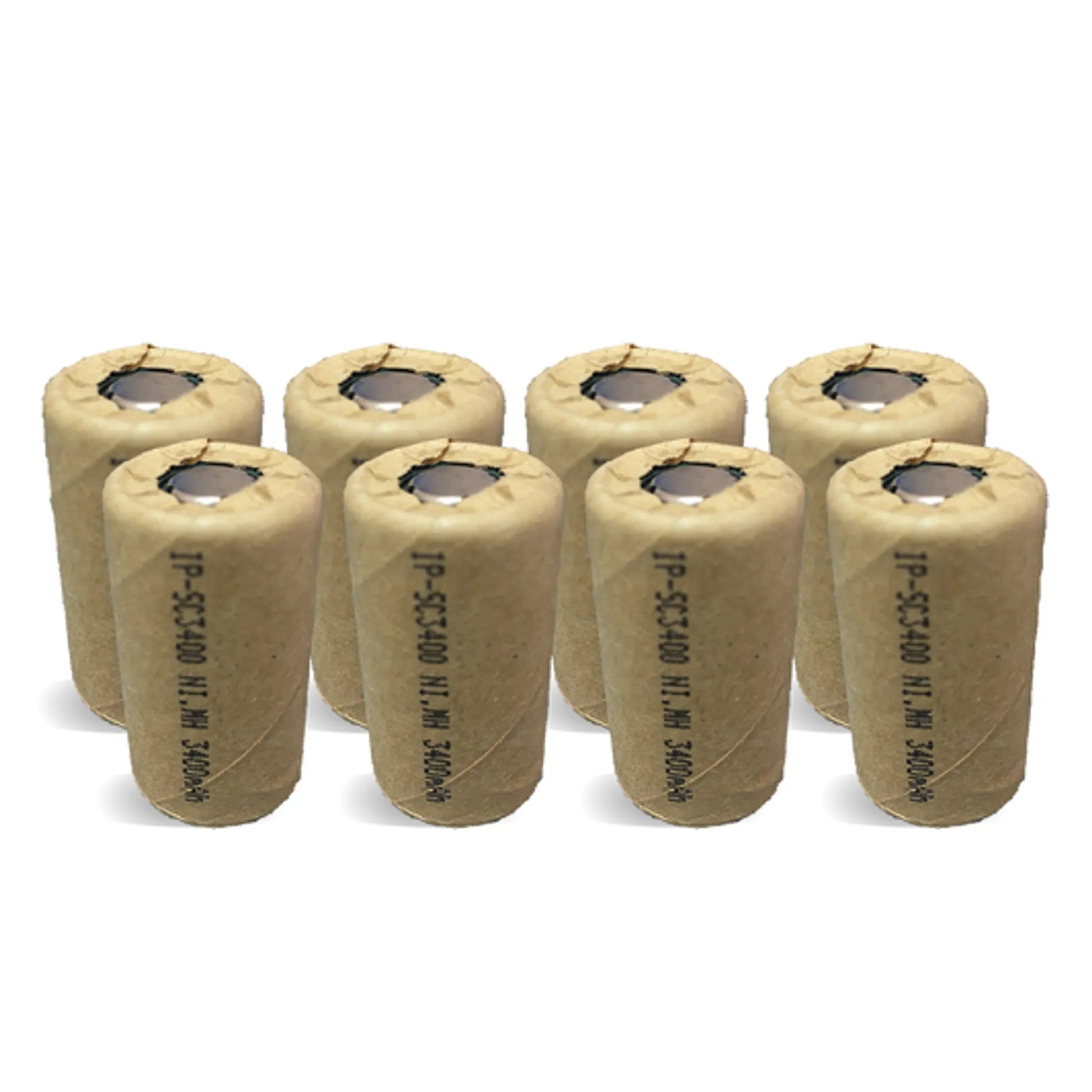 Power Sub C Ni-Mh 3400mAh Flat Top Battery - 4 Pack IP Power