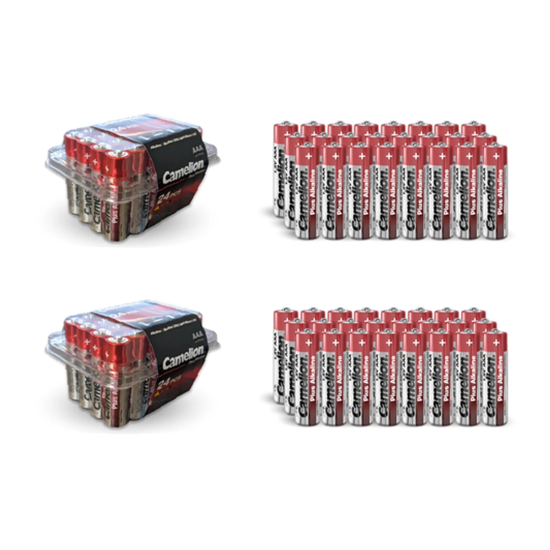 AAA 1.5V Alkaline Batteries - 48 Pack Camelion