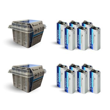 9V Dynamo Alkaline Plastic Battery Pack - 12 Count Westinghouse