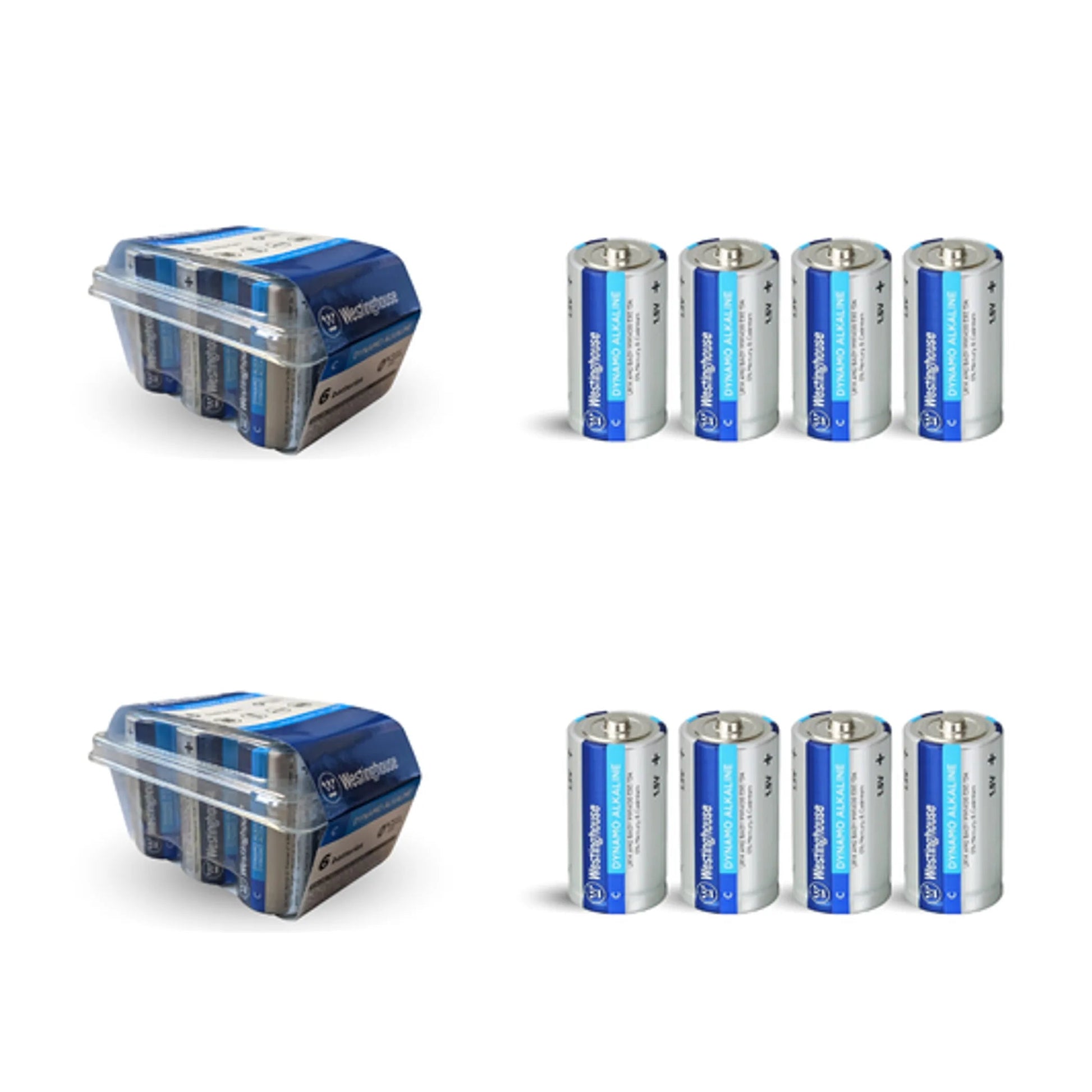 C 1.5V Alkaline Battery Pack (12 Count) Westinghouse
