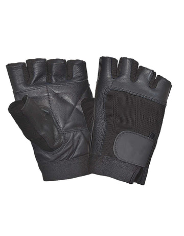 Men's Fingerless Leather Gloves Unik International