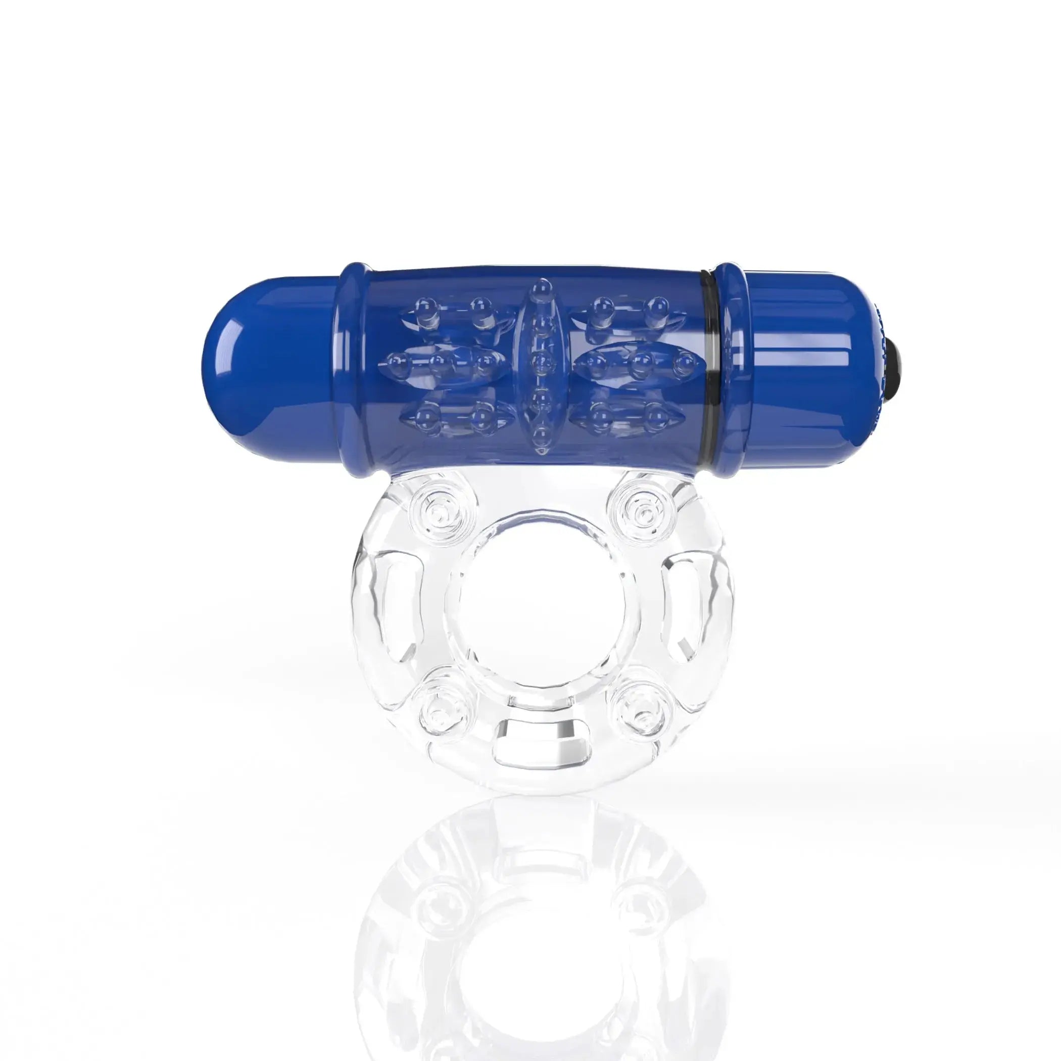 4-Mode Blueberry Bass Vibrating Cock Ring Screaming O