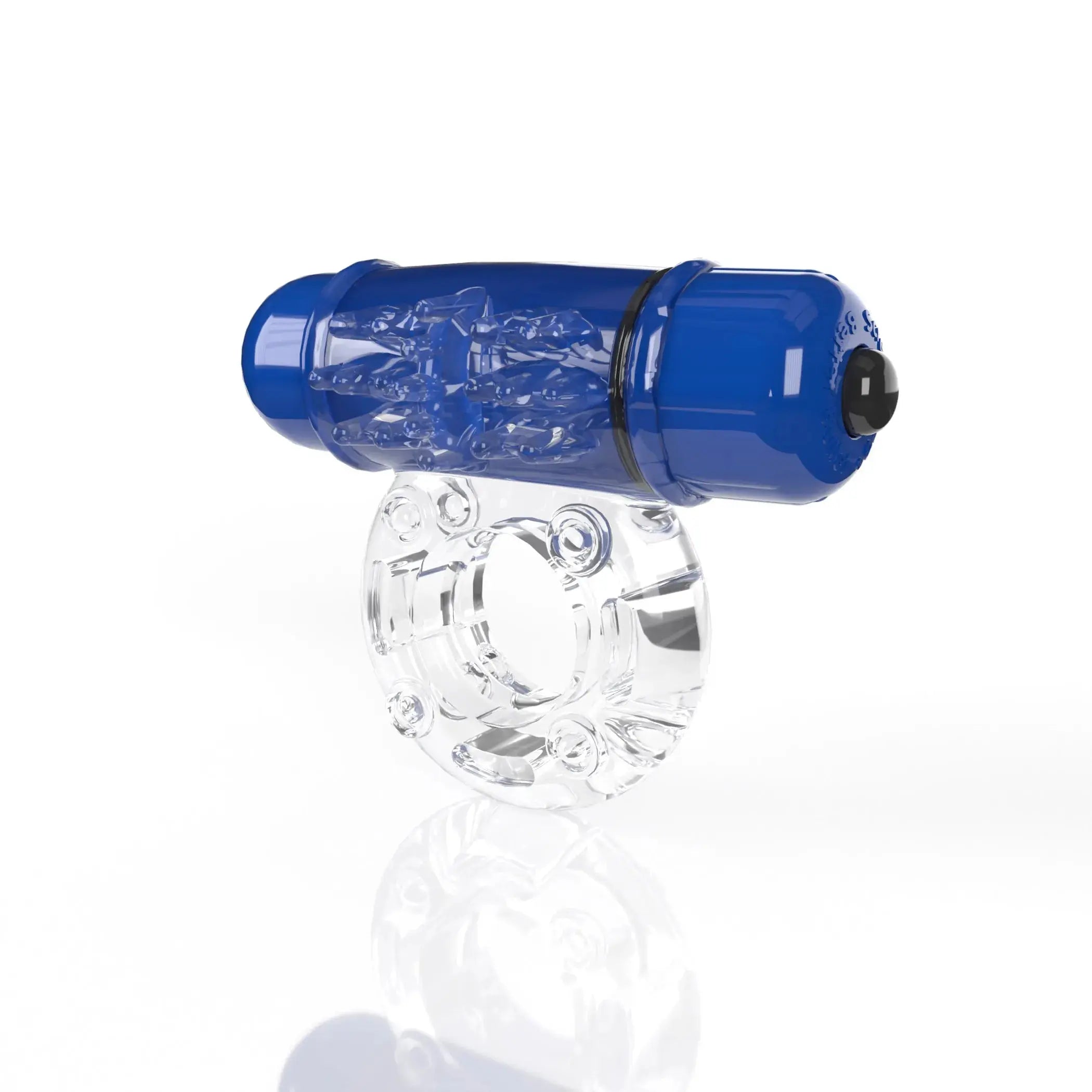 4-Mode Blueberry Bass Vibrating Cock Ring Screaming O