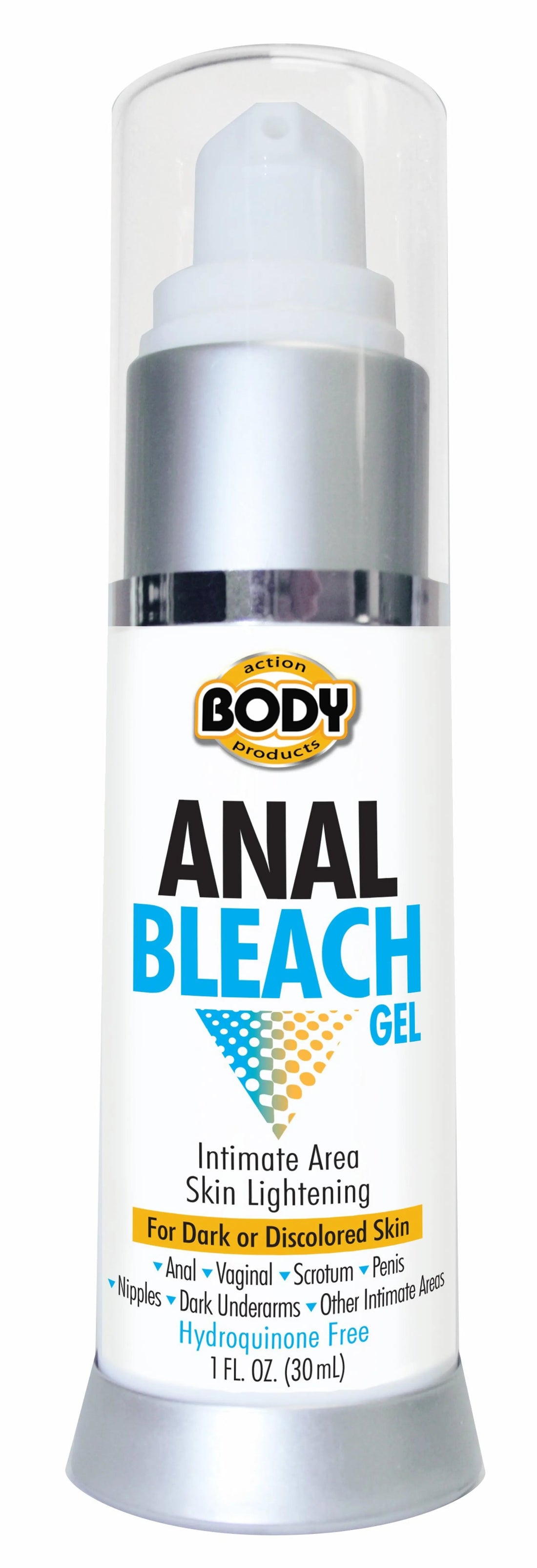 Body Action Anal Bleach Gel 1 oz Bottle Body Action Products