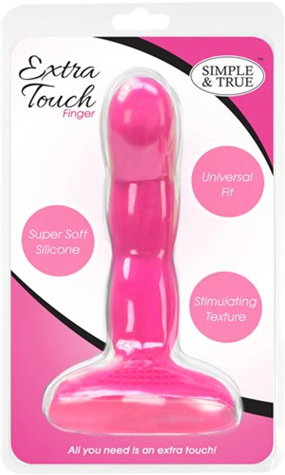 Extra Touch Finger Dong Pink BMS Enterprises