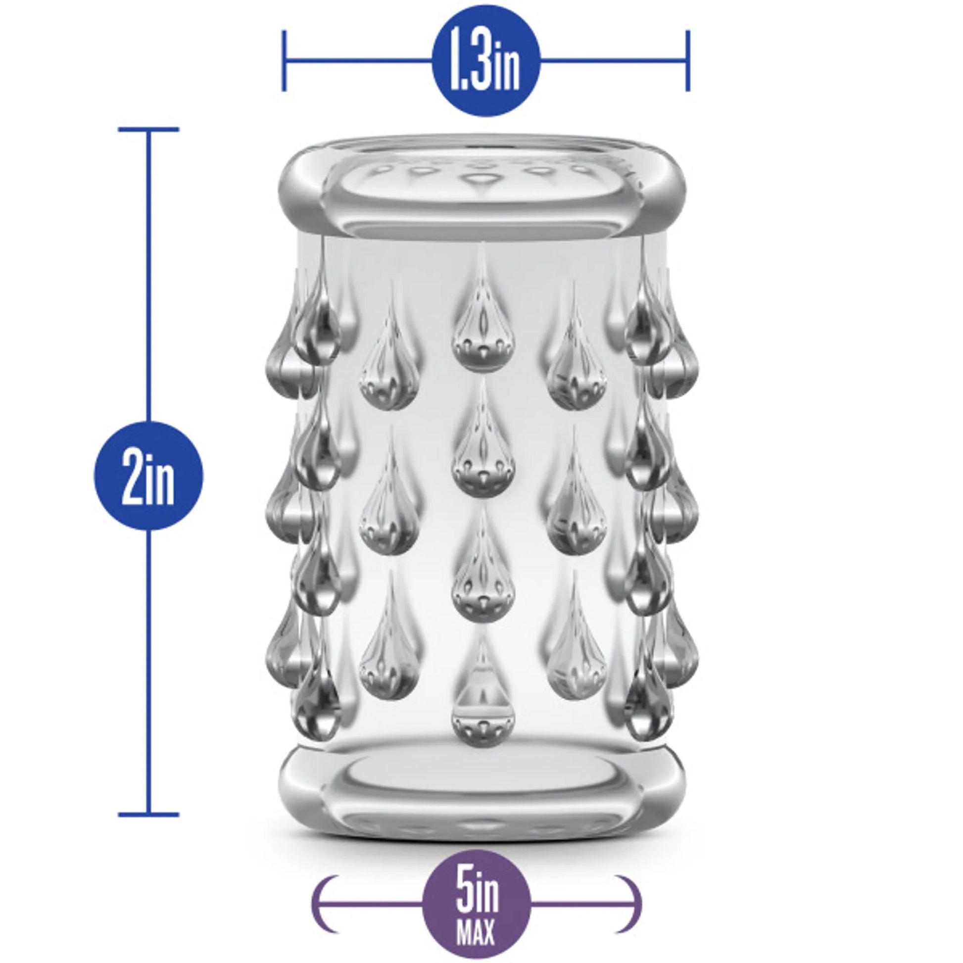 STAY HARD COCK SLEEVE 05 CLEAR Blush Novelties