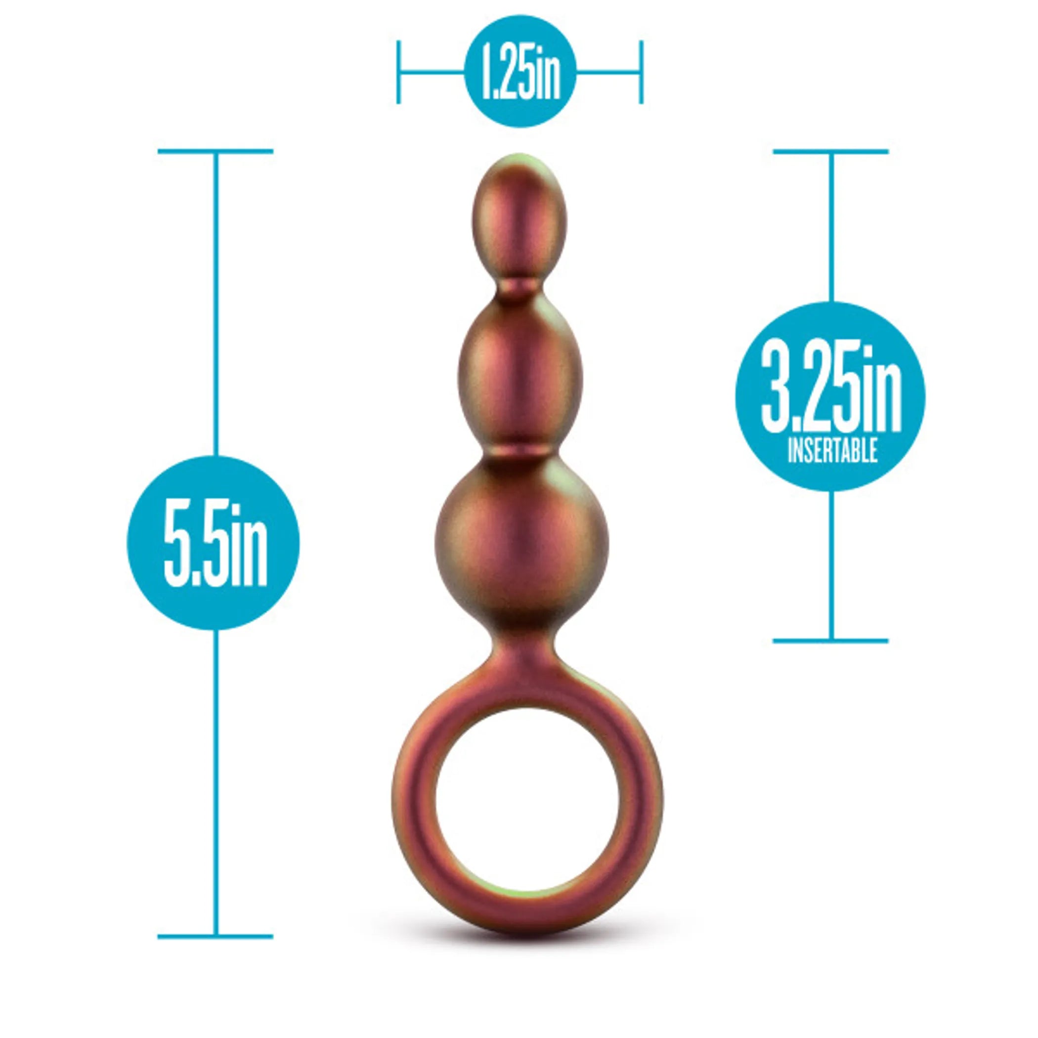 Matrix Beaded Loop Plug Copper Blush Novelties