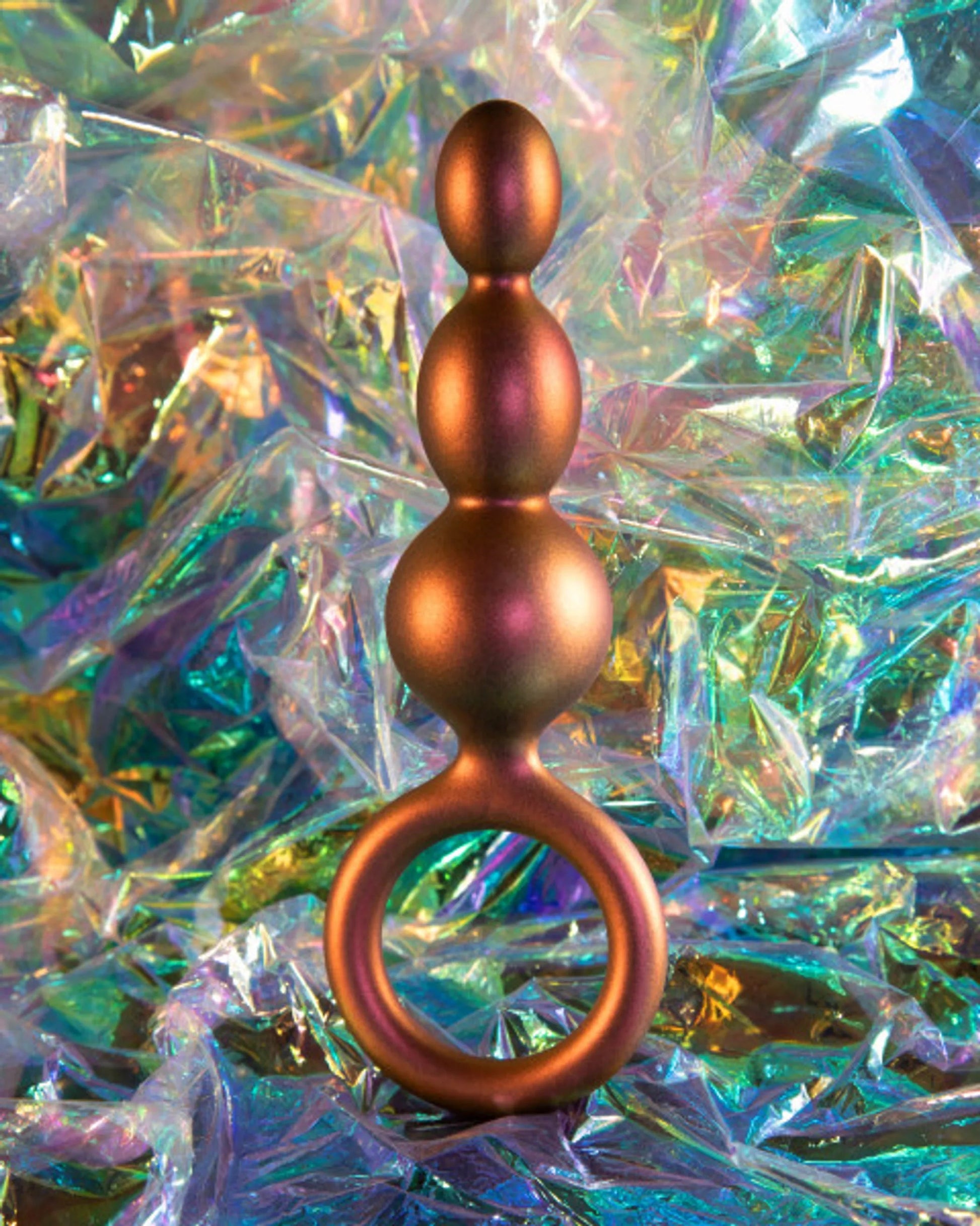 Matrix Beaded Loop Plug Copper Blush Novelties