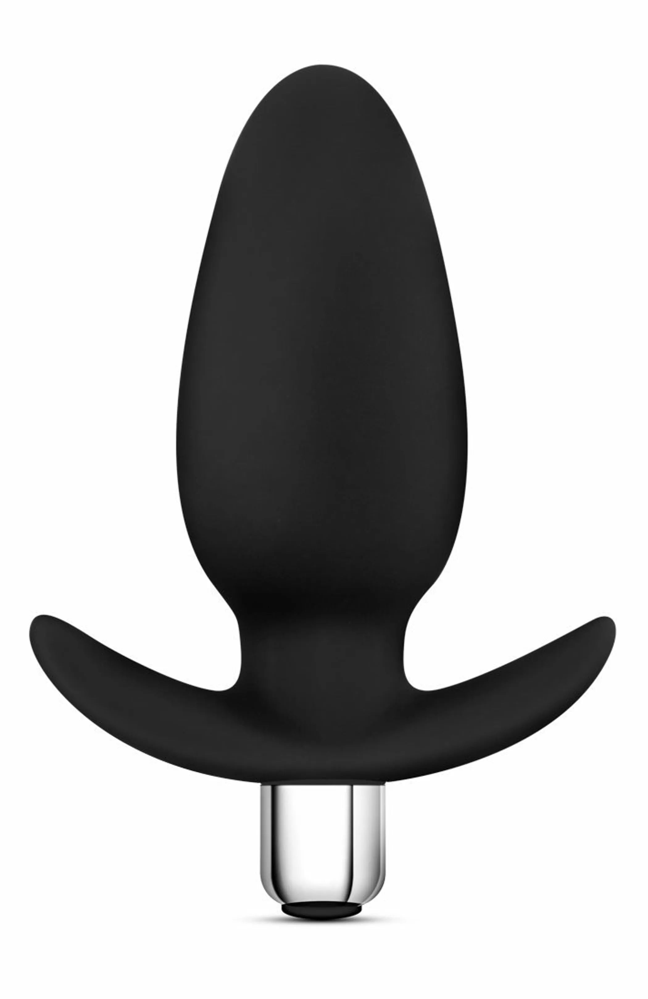 Luxe Little Thumper Black Anal Plug Blush Novelties