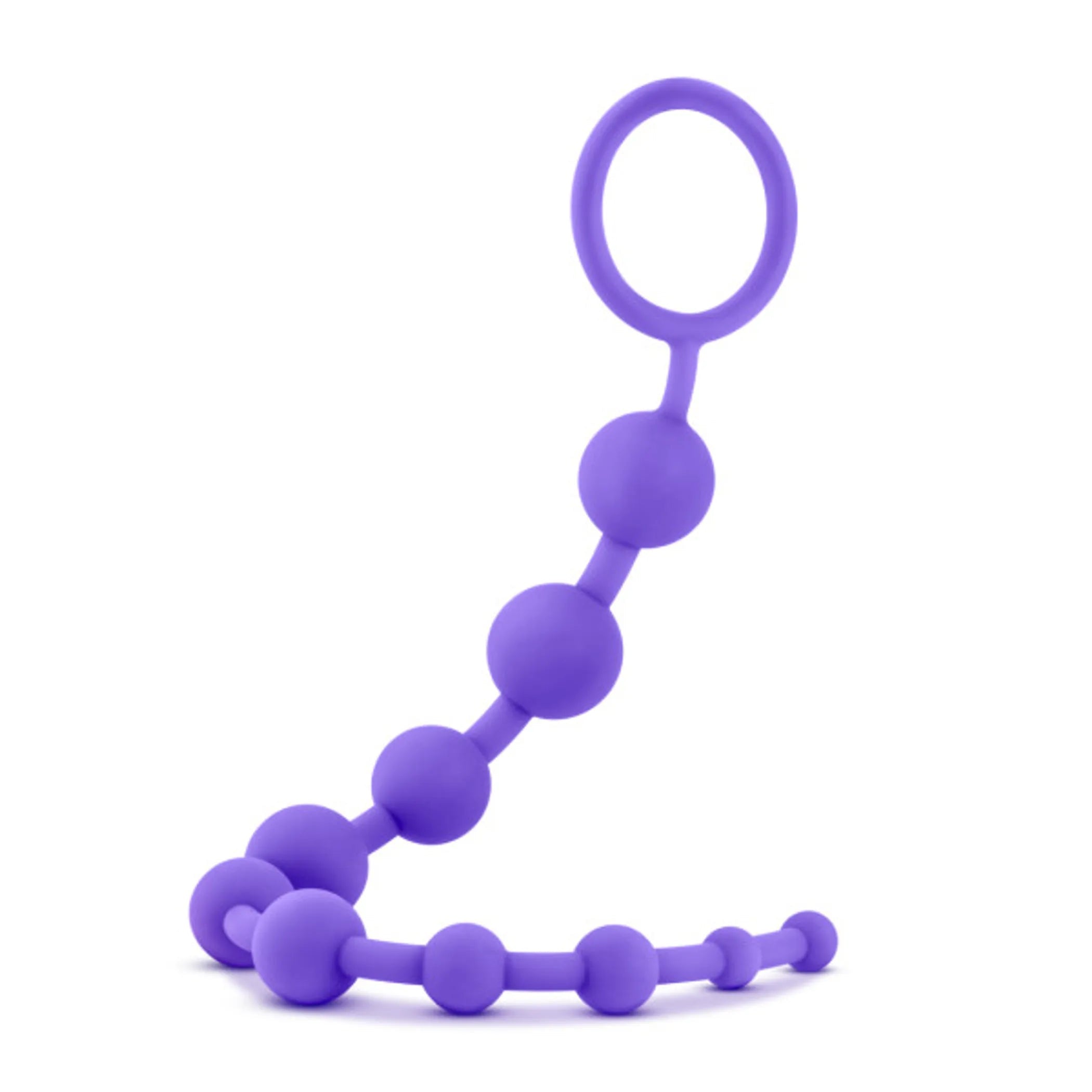 Luxe Silicone 10 Beads Purple Blush Novelties