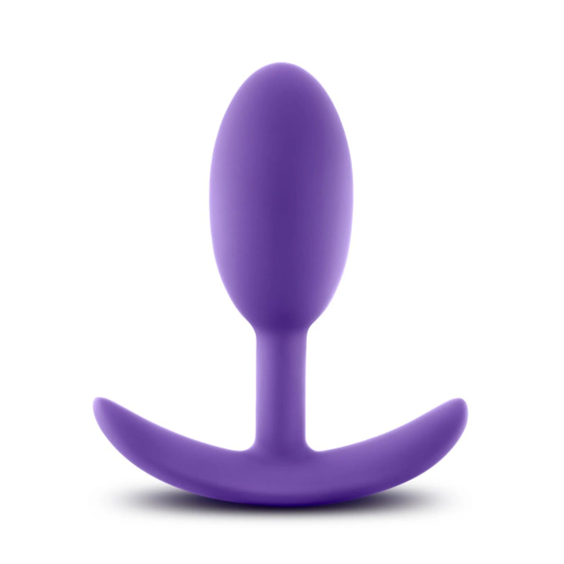 Luxe Wearable Vibra Slim Plug Medium Purple Blush Novelties