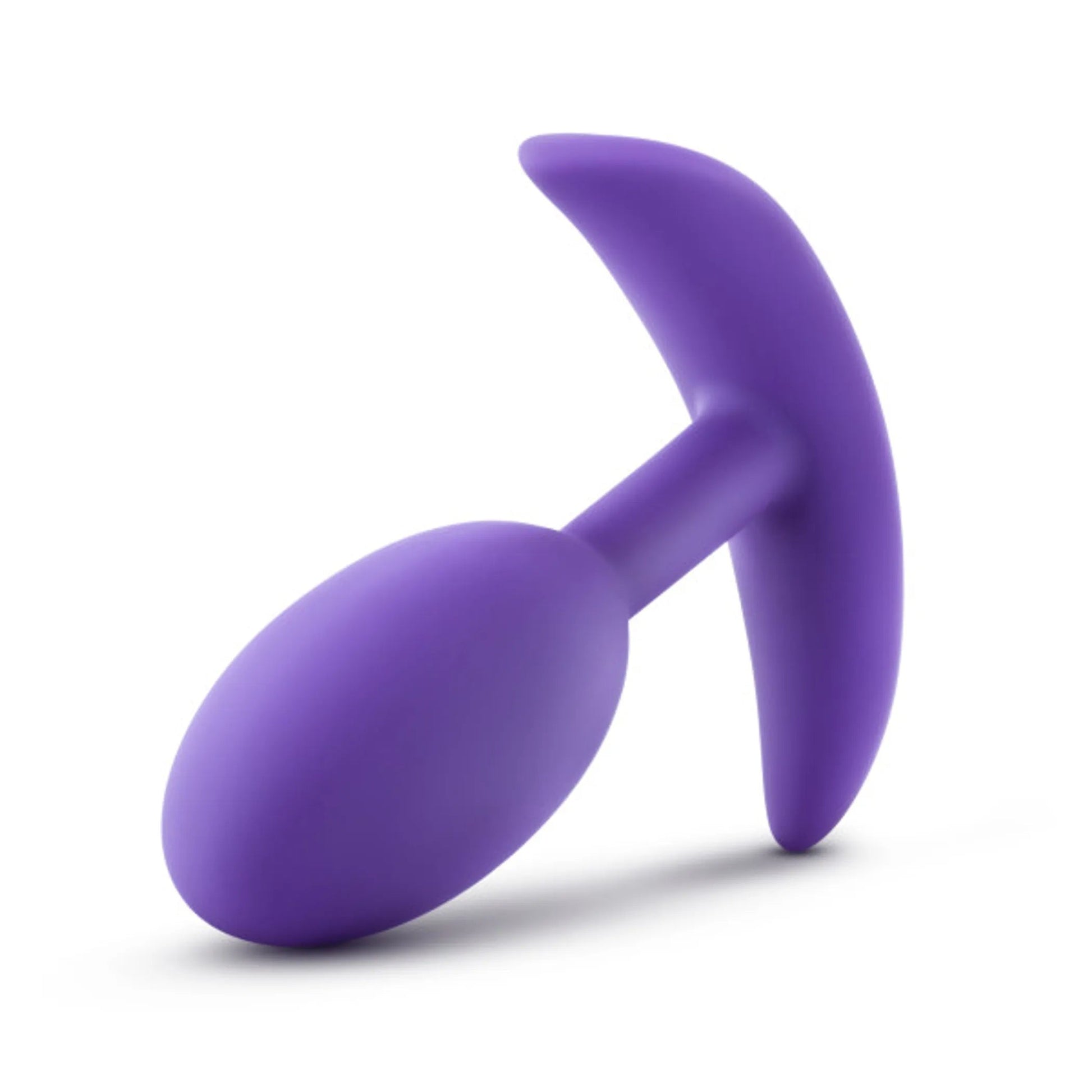 Luxe Wearable Vibra Slim Plug Medium Purple Blush Novelties