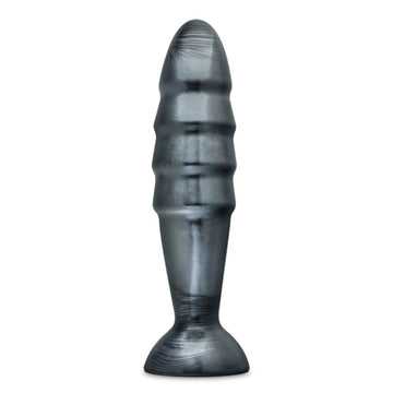 Jet Destructor Carbon Metallic Black Butt Plug Blush Novelties